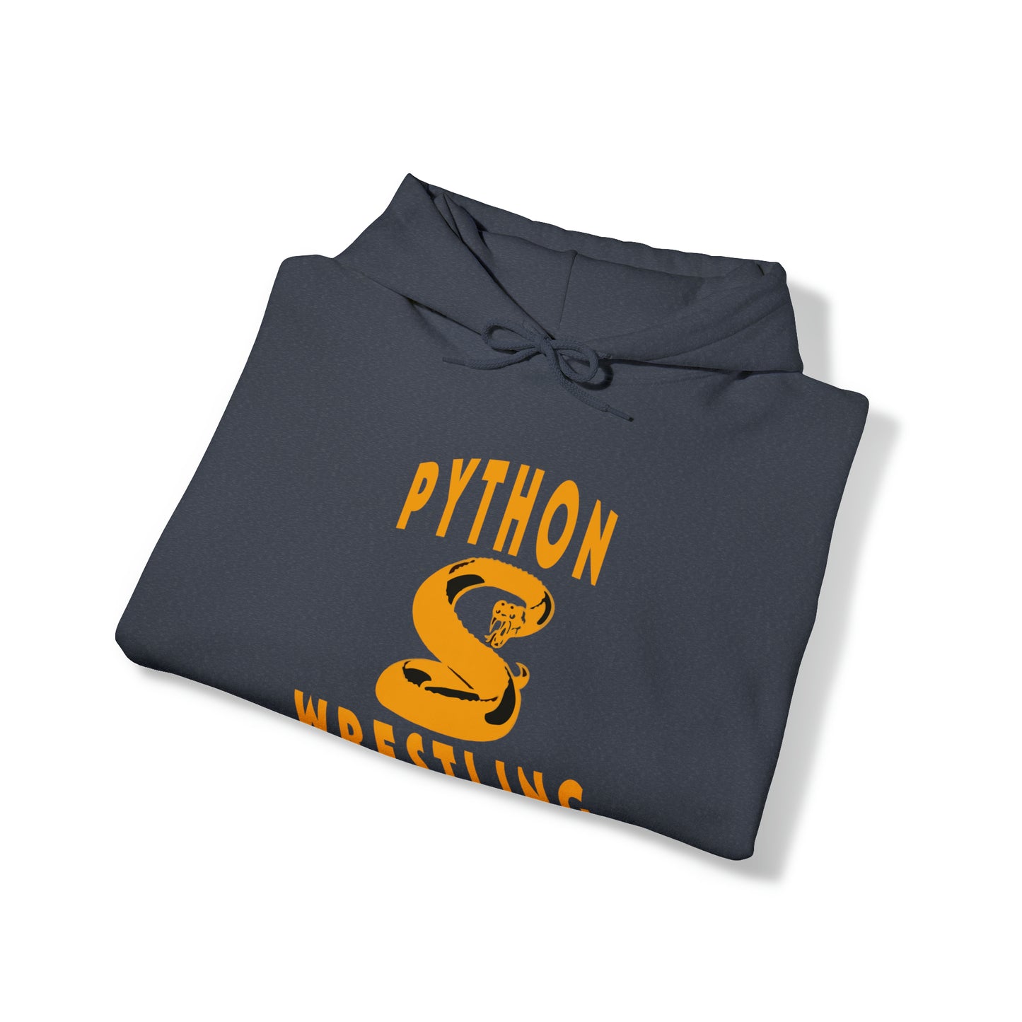 NEK Python Wrestling, Gold Logo, Unisex Gildan Hoodie