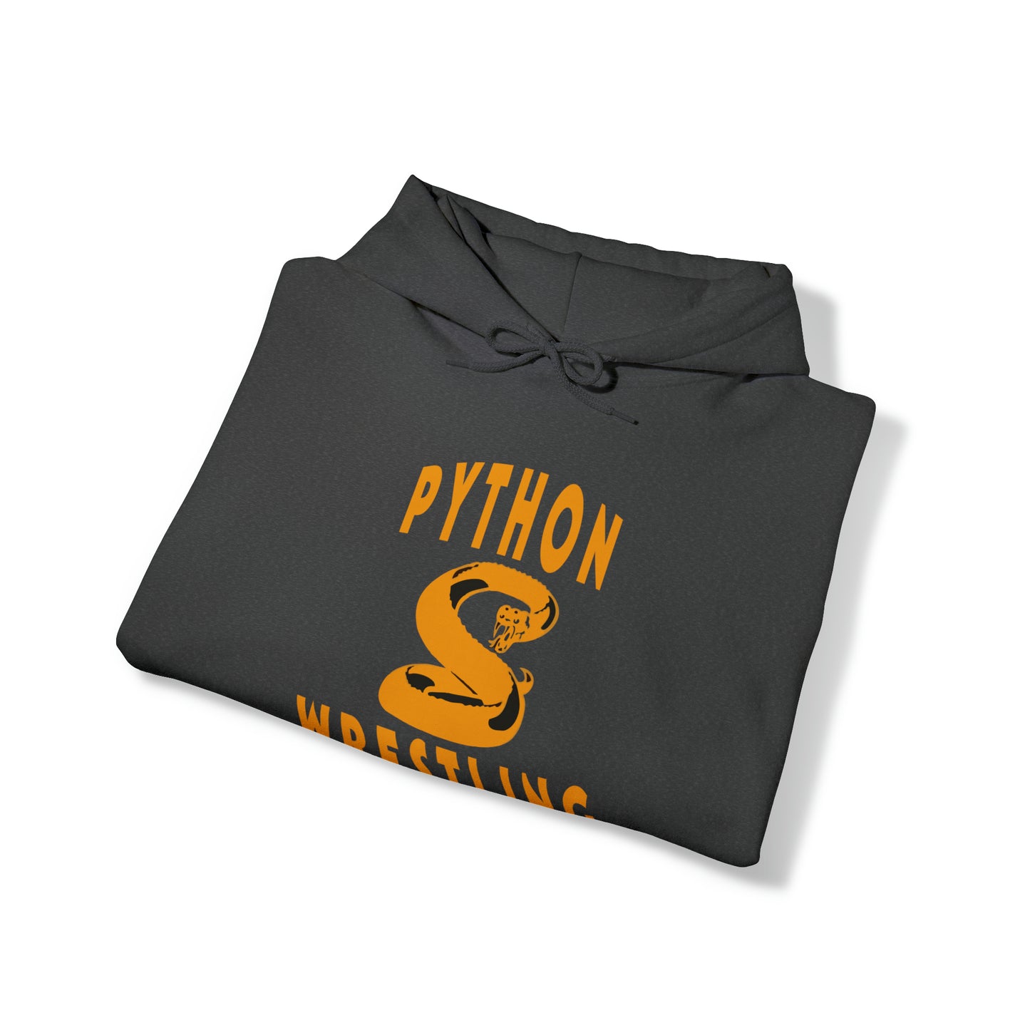 NEK Python Wrestling, Gold Logo, Unisex Gildan Hoodie
