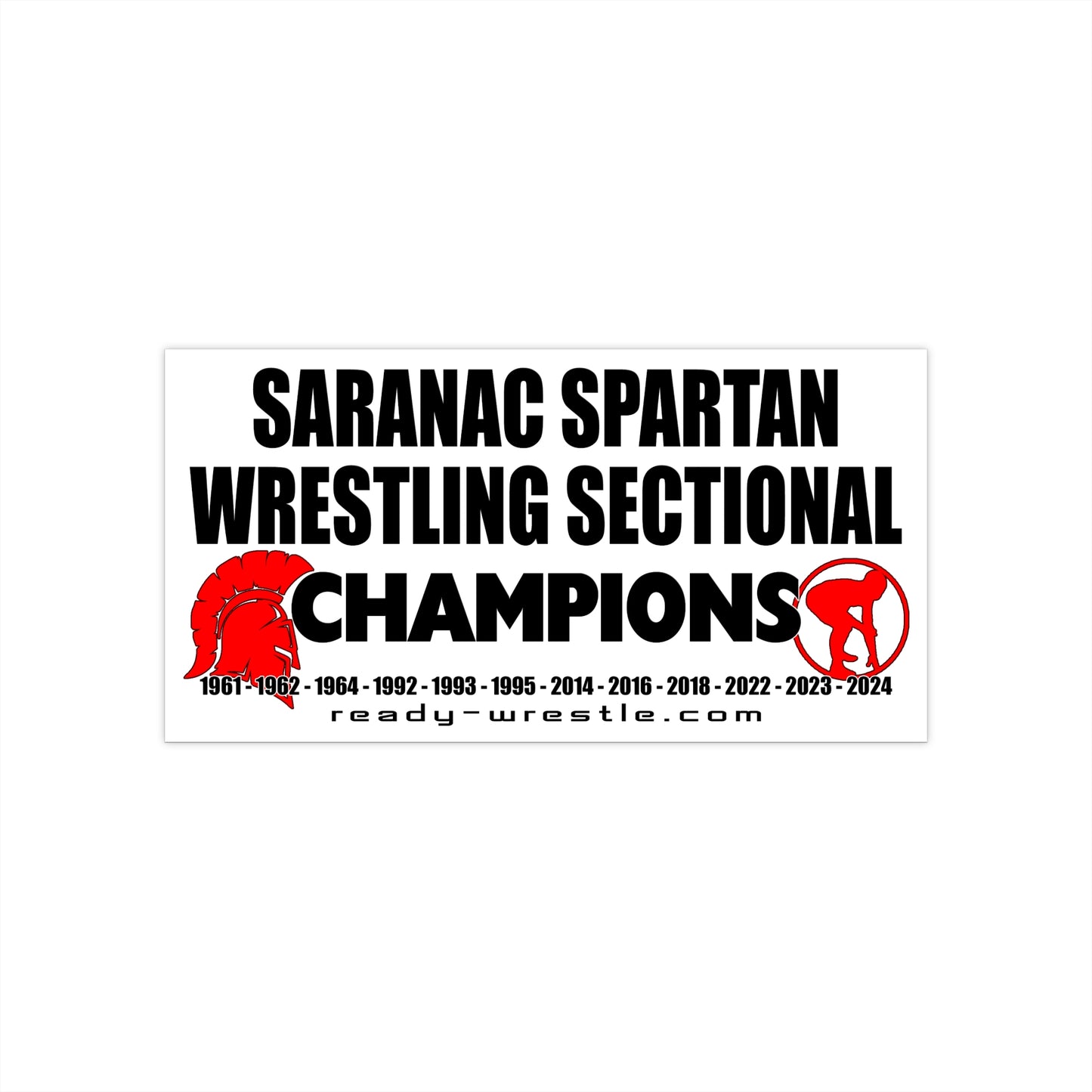 Spartan Sectional Champs Bumper Stickers
