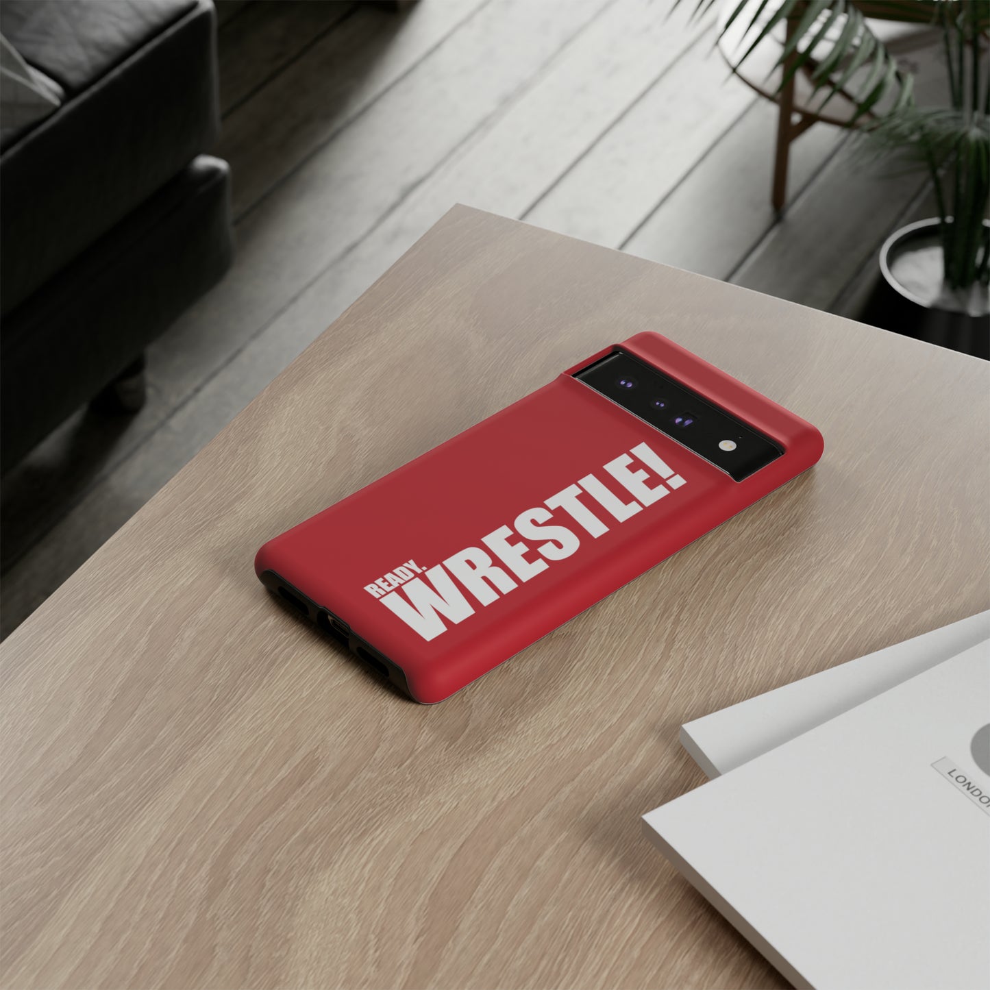 White/Red Tough Cases