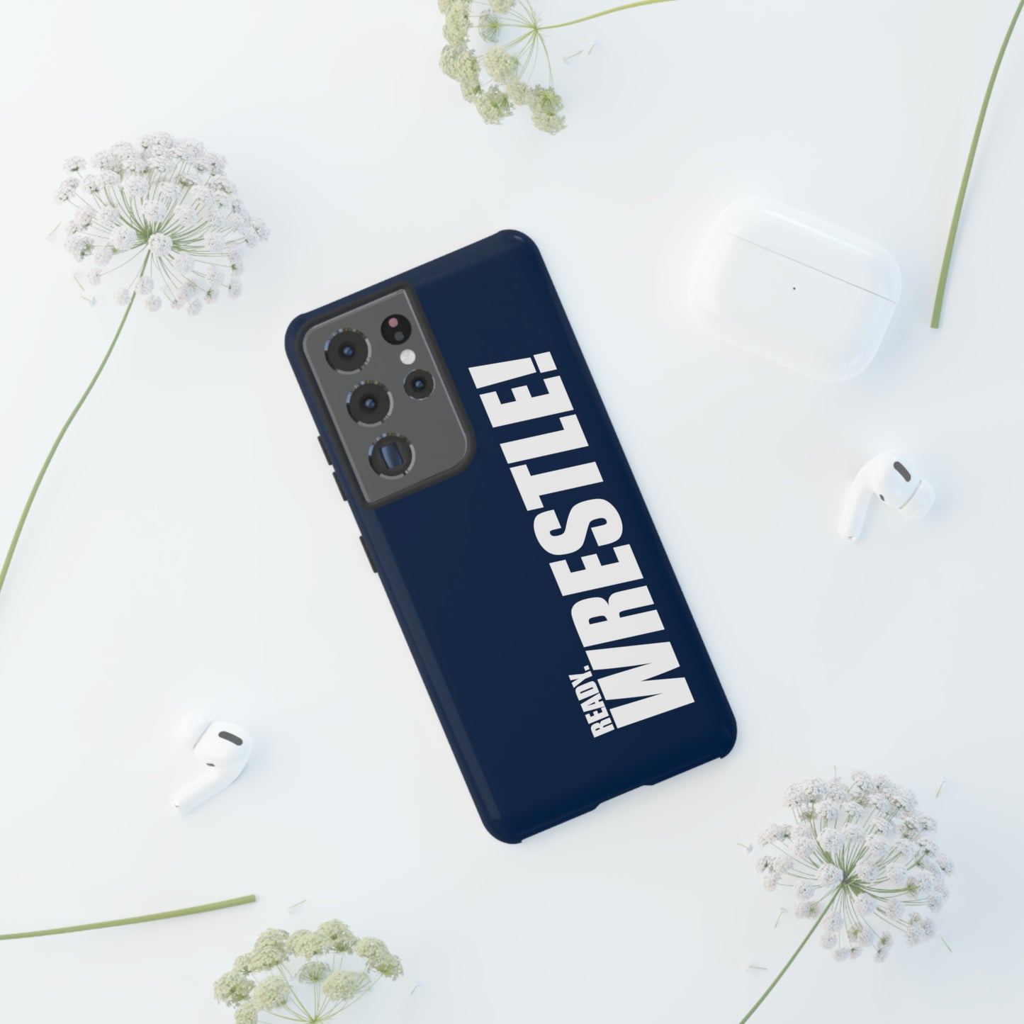 White/Navy Tough Cases