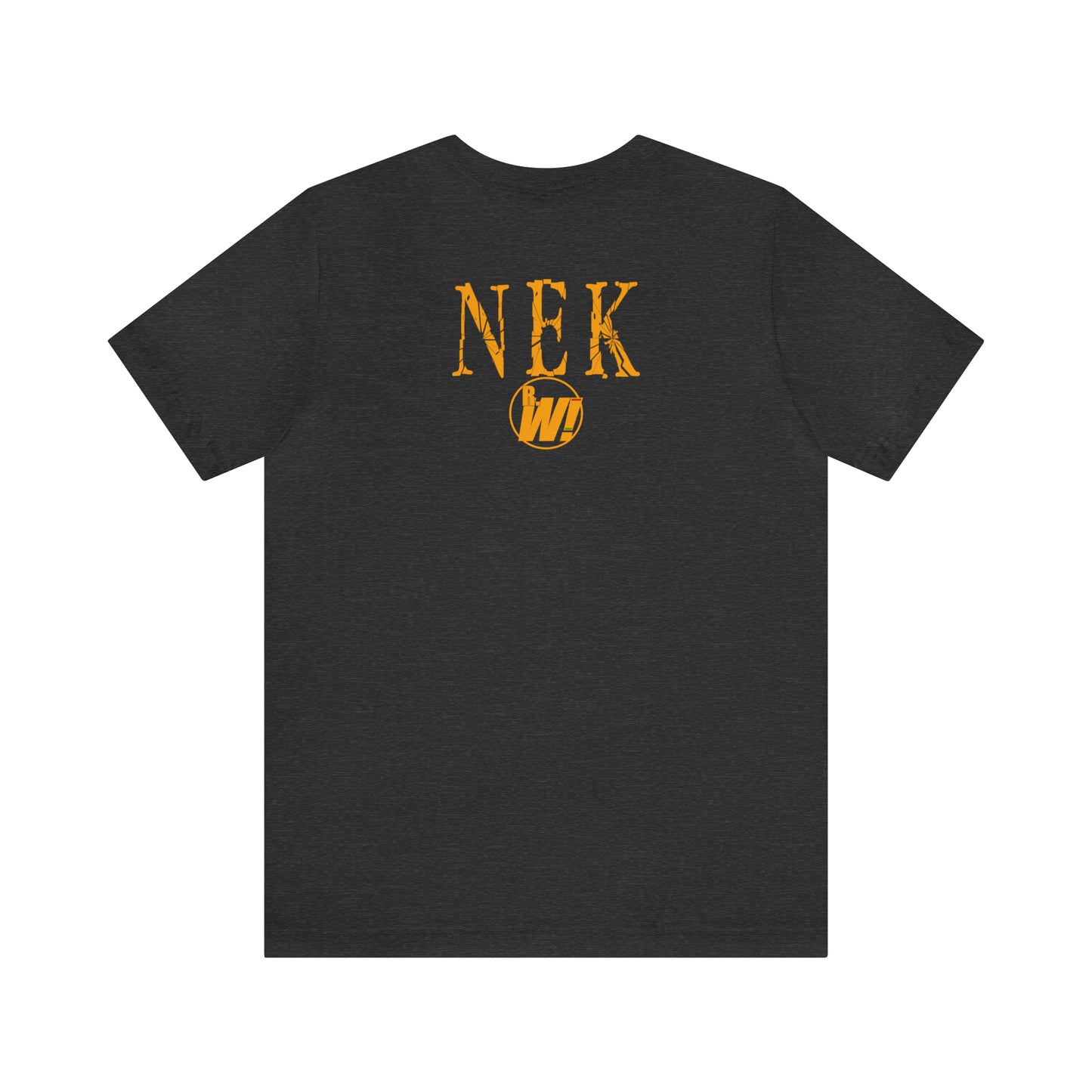 NEK Python Wrestling, Gold Logo, Unisex Jersey Short Sleeve Tee
