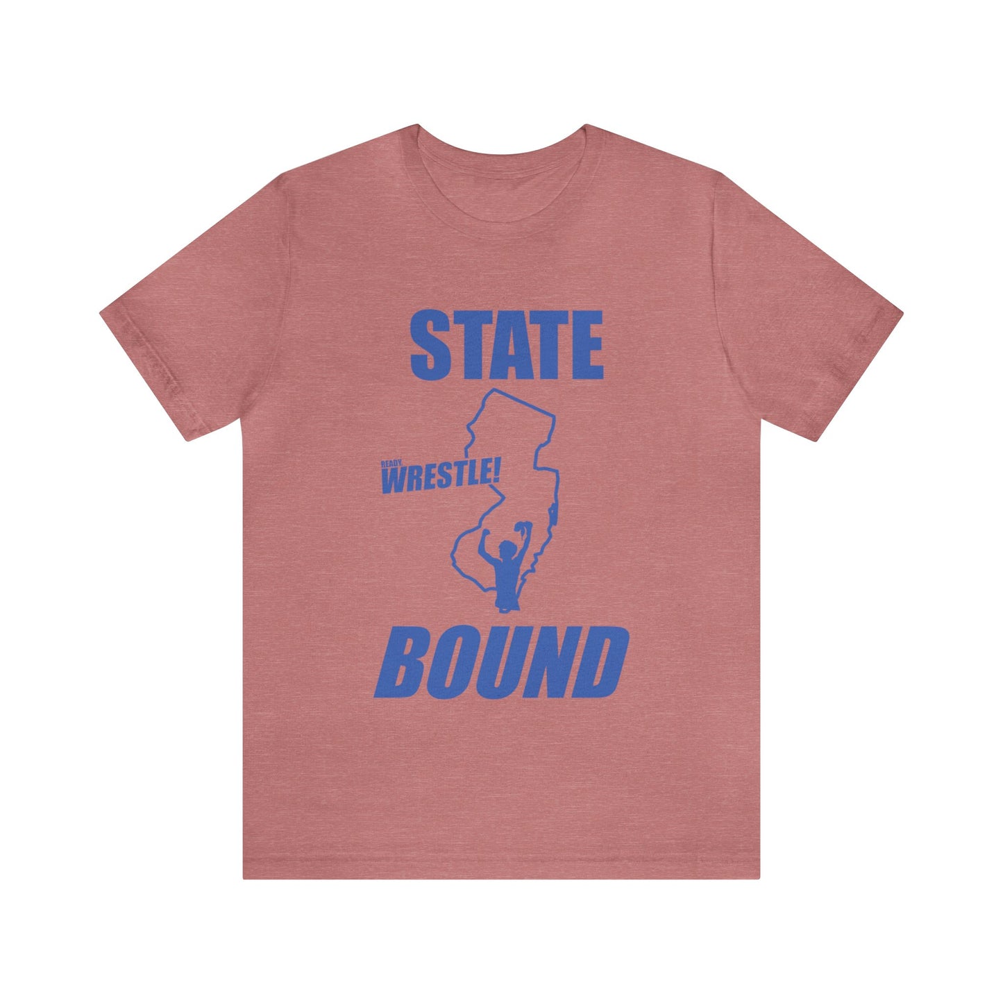 New Jersey State Bound, Blue print, Bella+Canvas 3001, Unisex Jersey Short Sleeve Tee