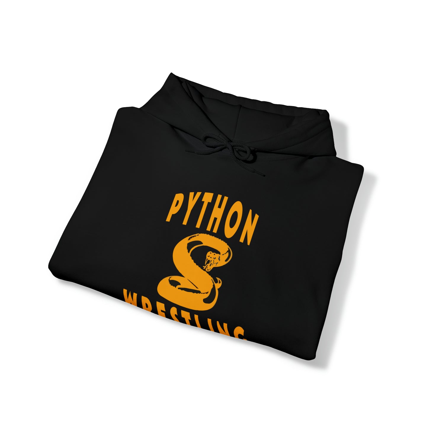 NEK Python Wrestling, Gold Logo, Unisex Gildan Hoodie