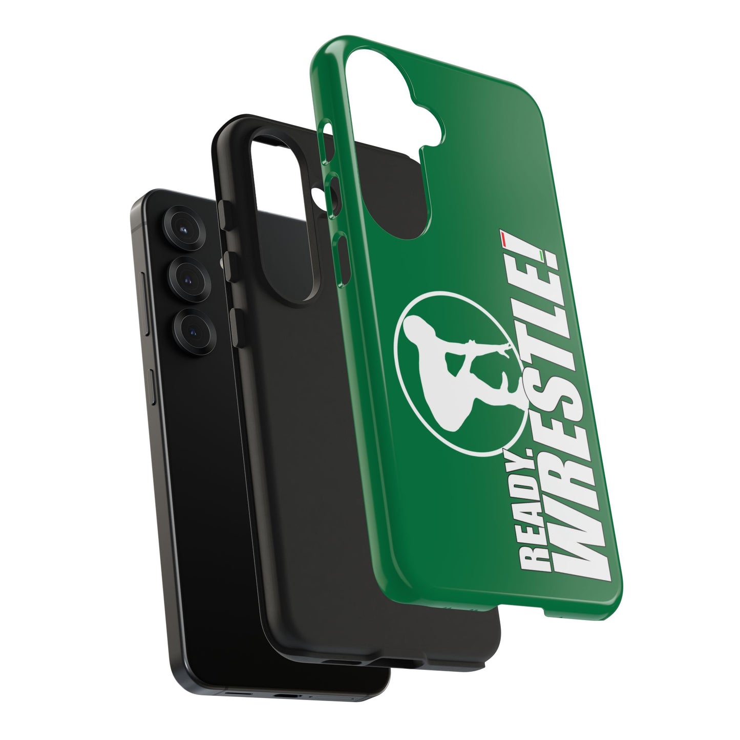 Ready. Wrestle! Green Galaxy Tough Phone Case