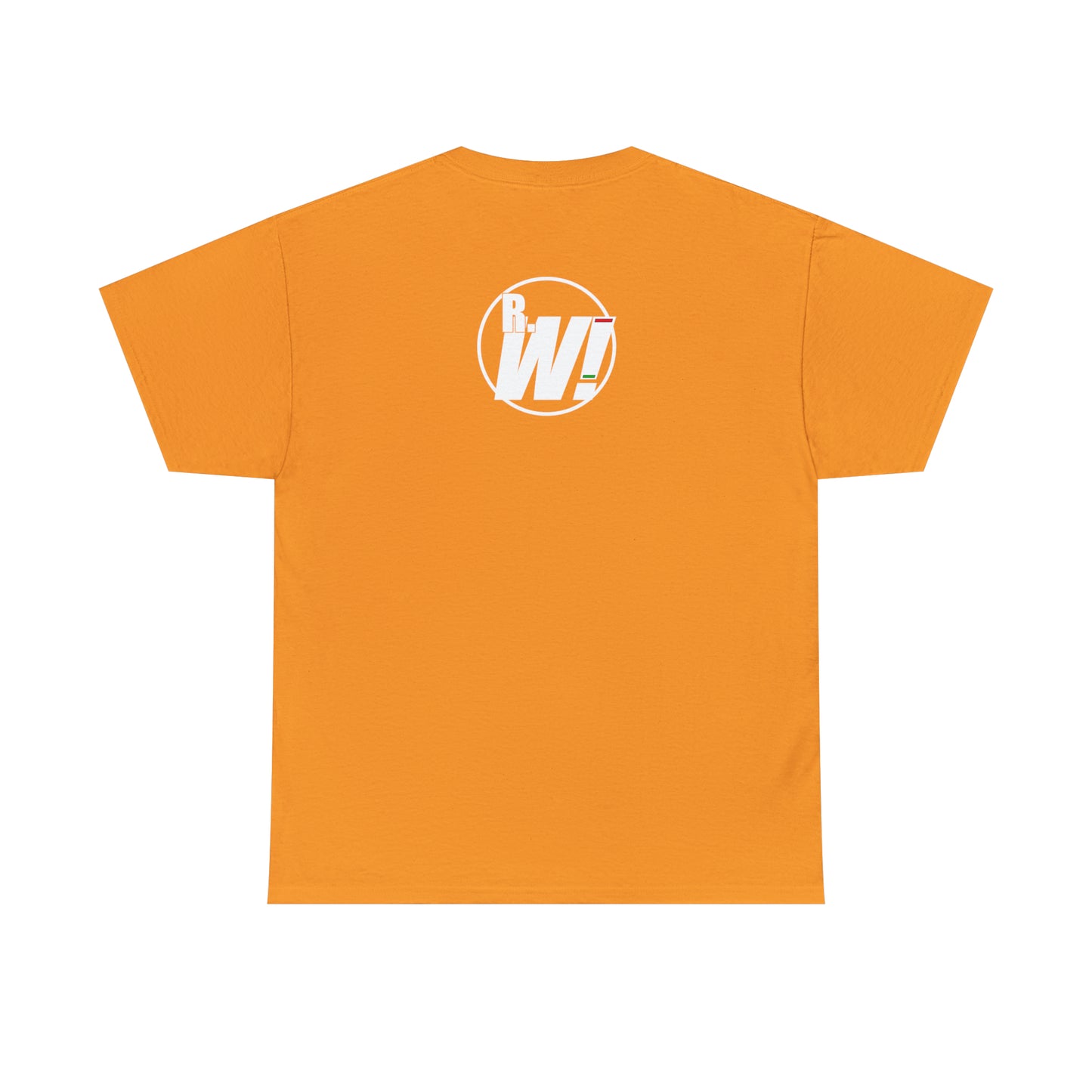 Ready. Wrestle! White Logo w/Blue Silhouettes, Unisex Heavy Cotton Tee