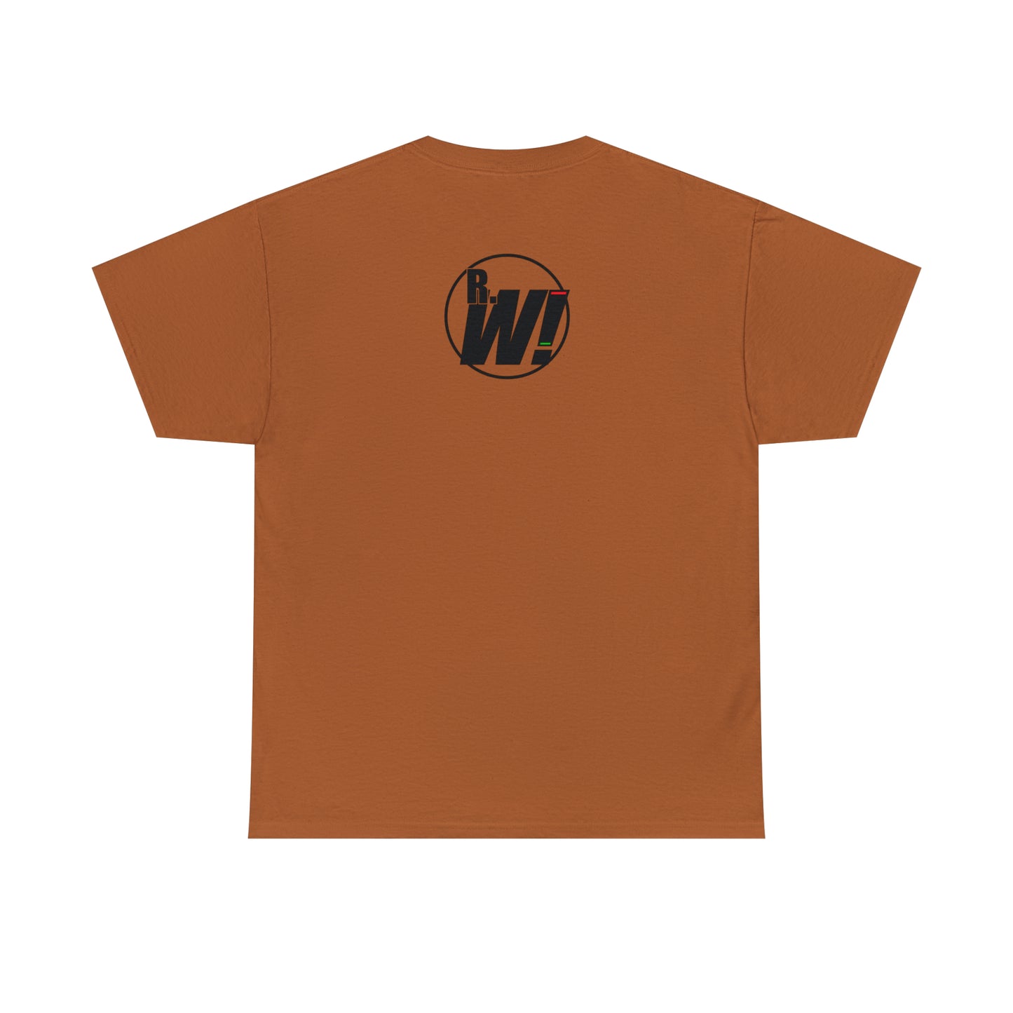Ready. Wrestle! Red Logo w/White Silhouettes, Unisex Heavy Cotton Tee