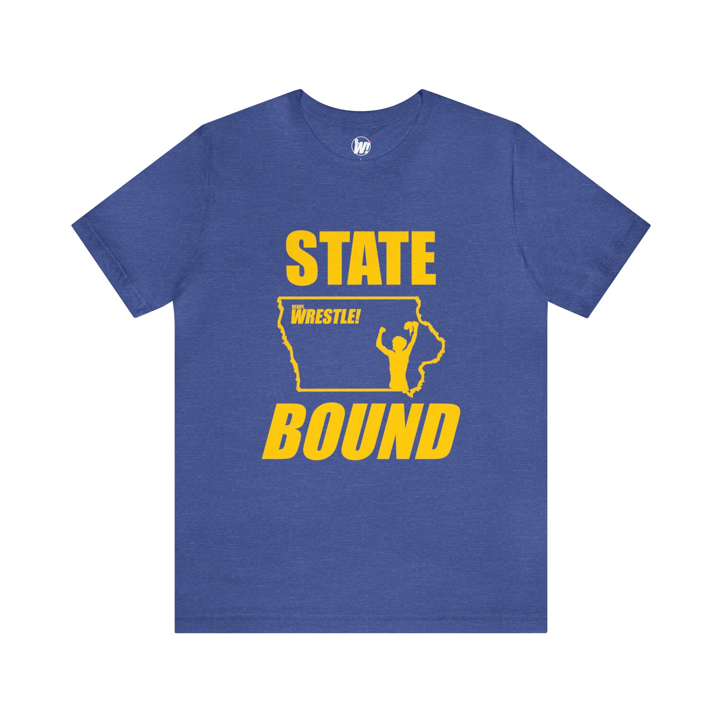 Iowa State Bound, Unisex Jersey Short Sleeve Tee, Gold Logo