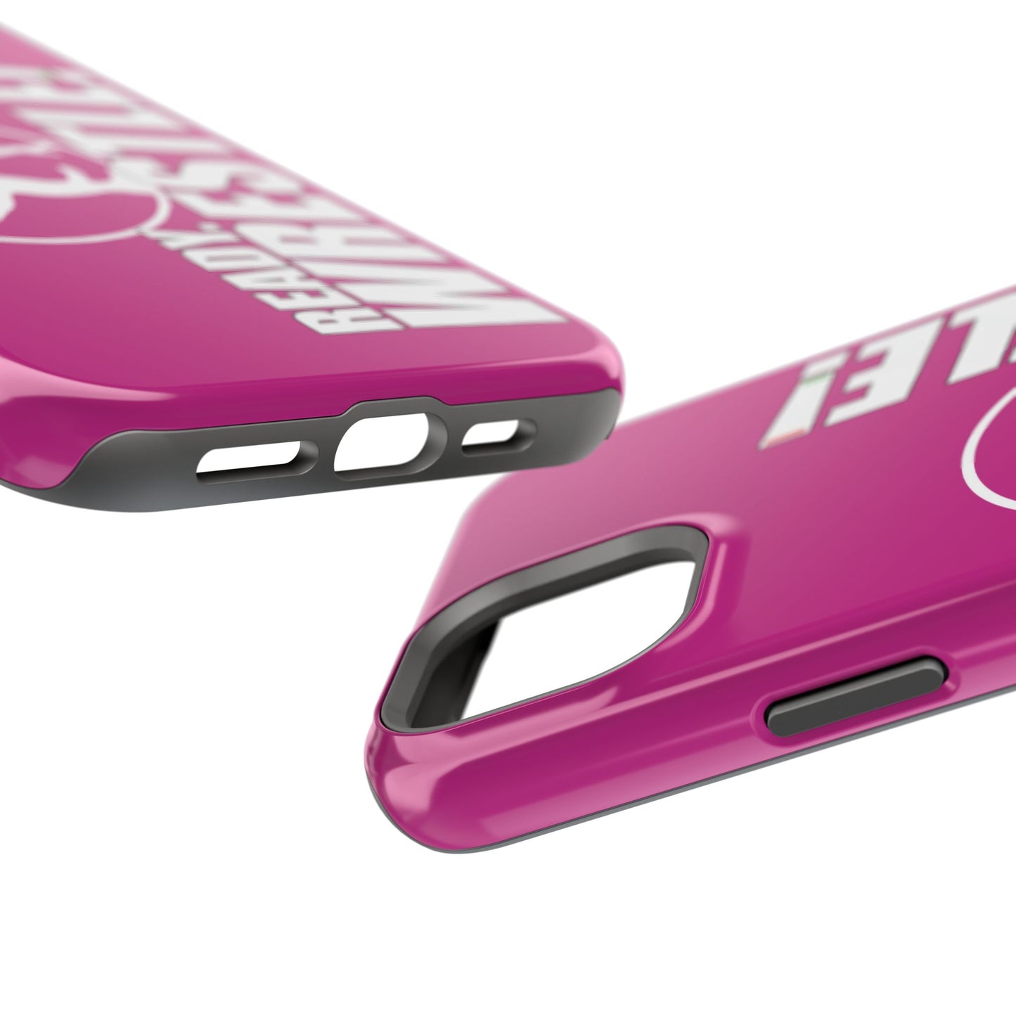 Ready. Wrestle! Pink iPhone Magnetic Impact-Resistant Case