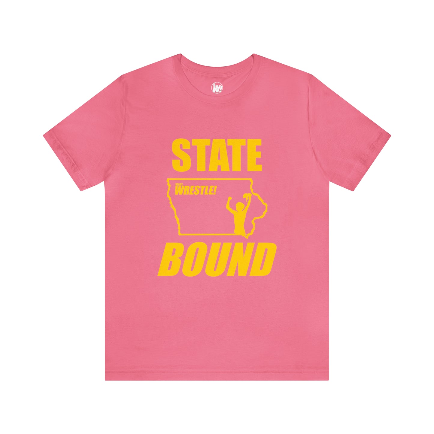 Iowa State Bound, Unisex Jersey Short Sleeve Tee, Gold Logo