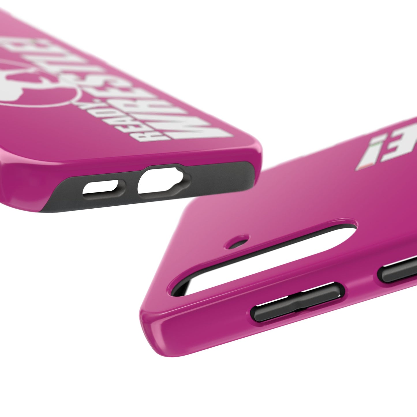 Ready. Wrestle! Pink Galaxy Tough Phone Case