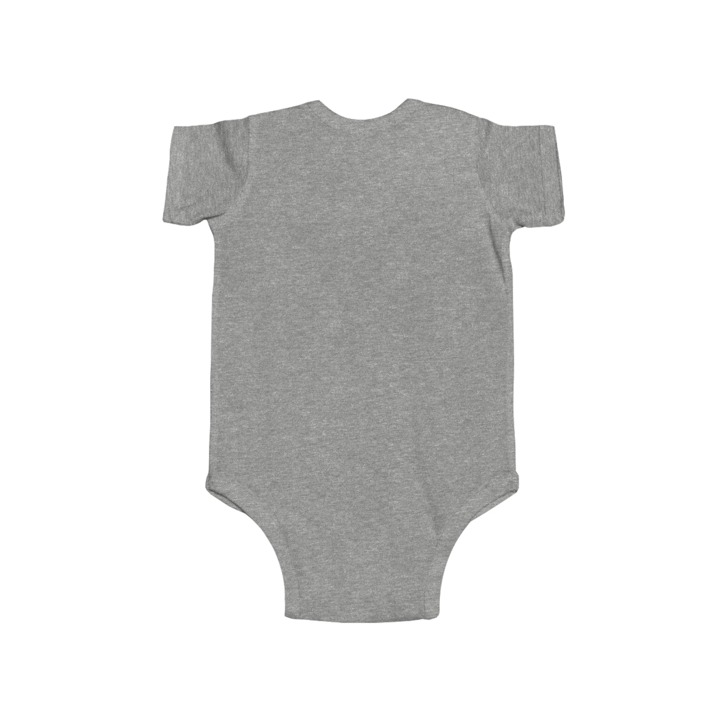 Natural Born Wrestler, Infant Fine Jersey Bodysuit, Black Letters