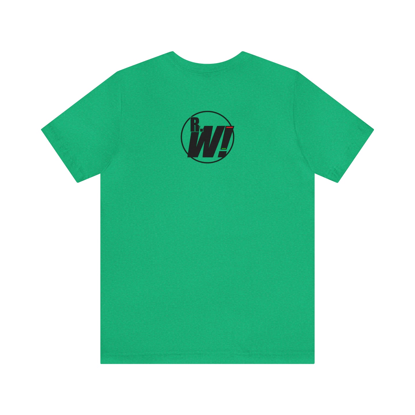 Ready. Wrestle! Green/Gold Logo, Unisex Heavy Cotton Tee, Bella+Canvas