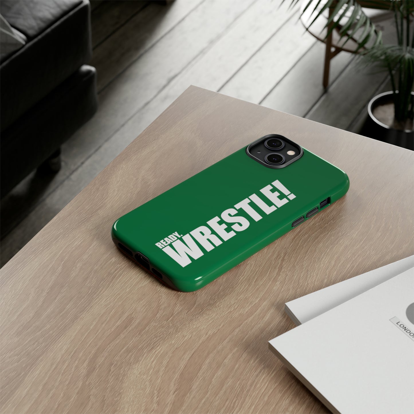 White/Green Tough Cases