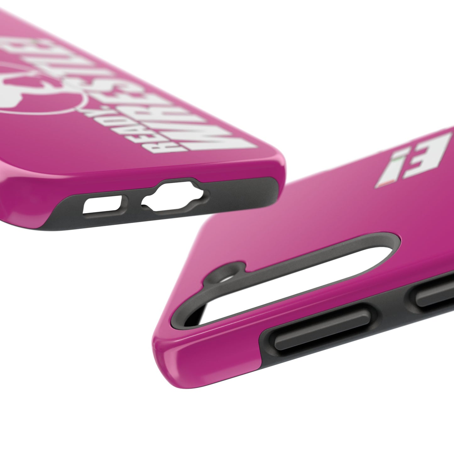 Ready. Wrestle! Pink Galaxy Tough Phone Case