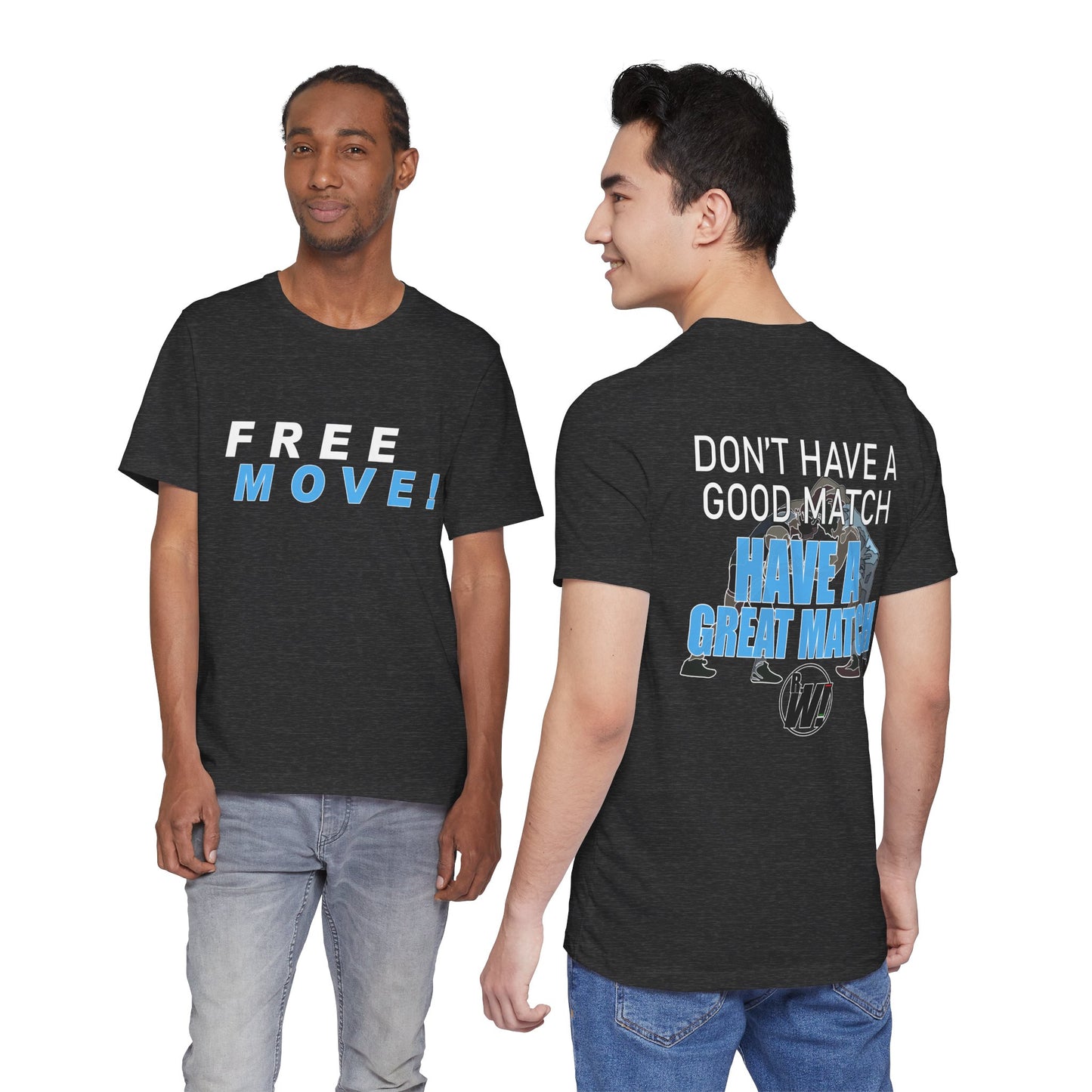 Free Move!, Unisex Jersey Short Sleeve Tee, Bella+Canvas 3001