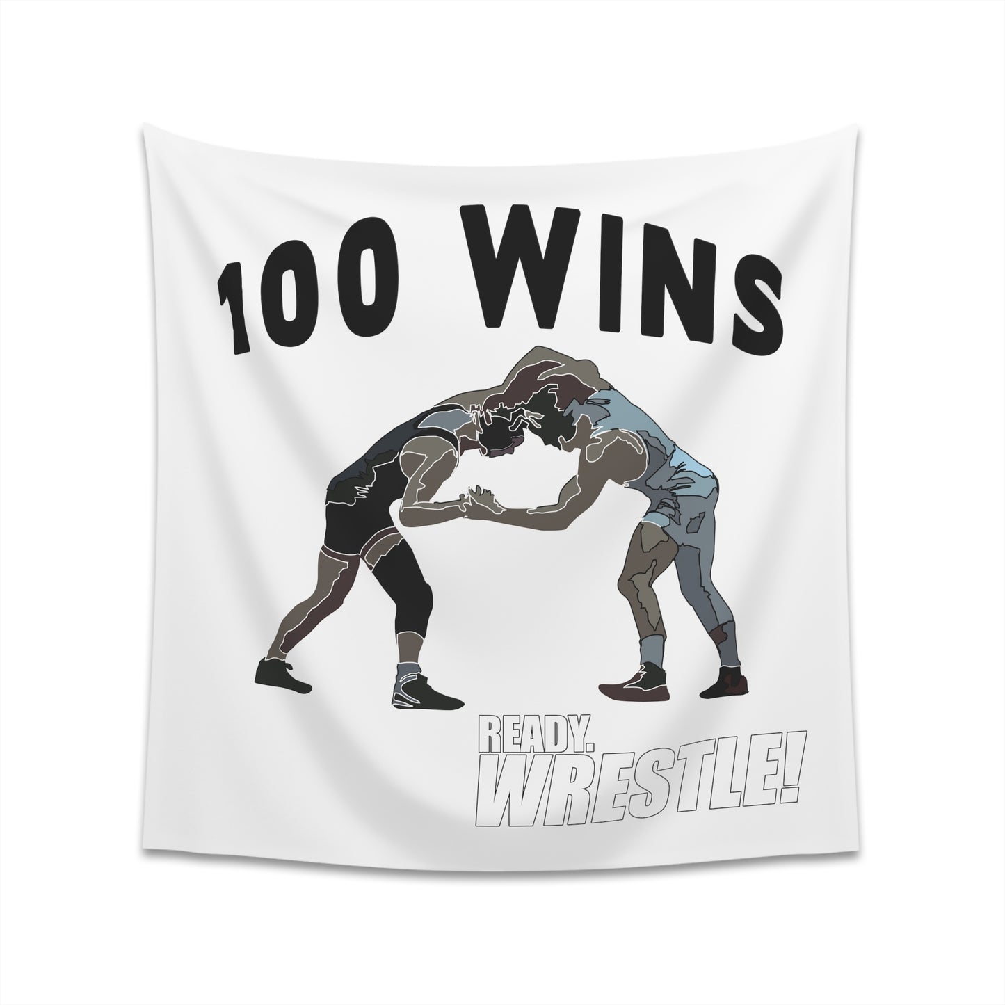 100 Wins! Printed Wall Tapestry