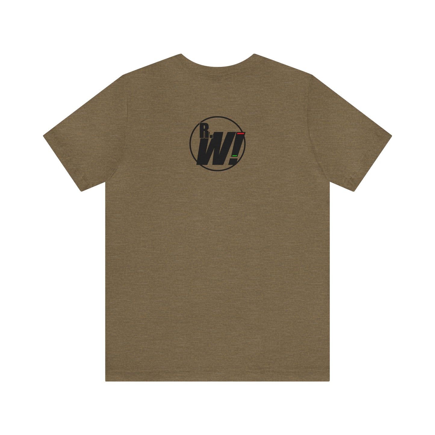 Ready. Wrestle! Green/Gold Logo, Unisex Heavy Cotton Tee, Bella+Canvas