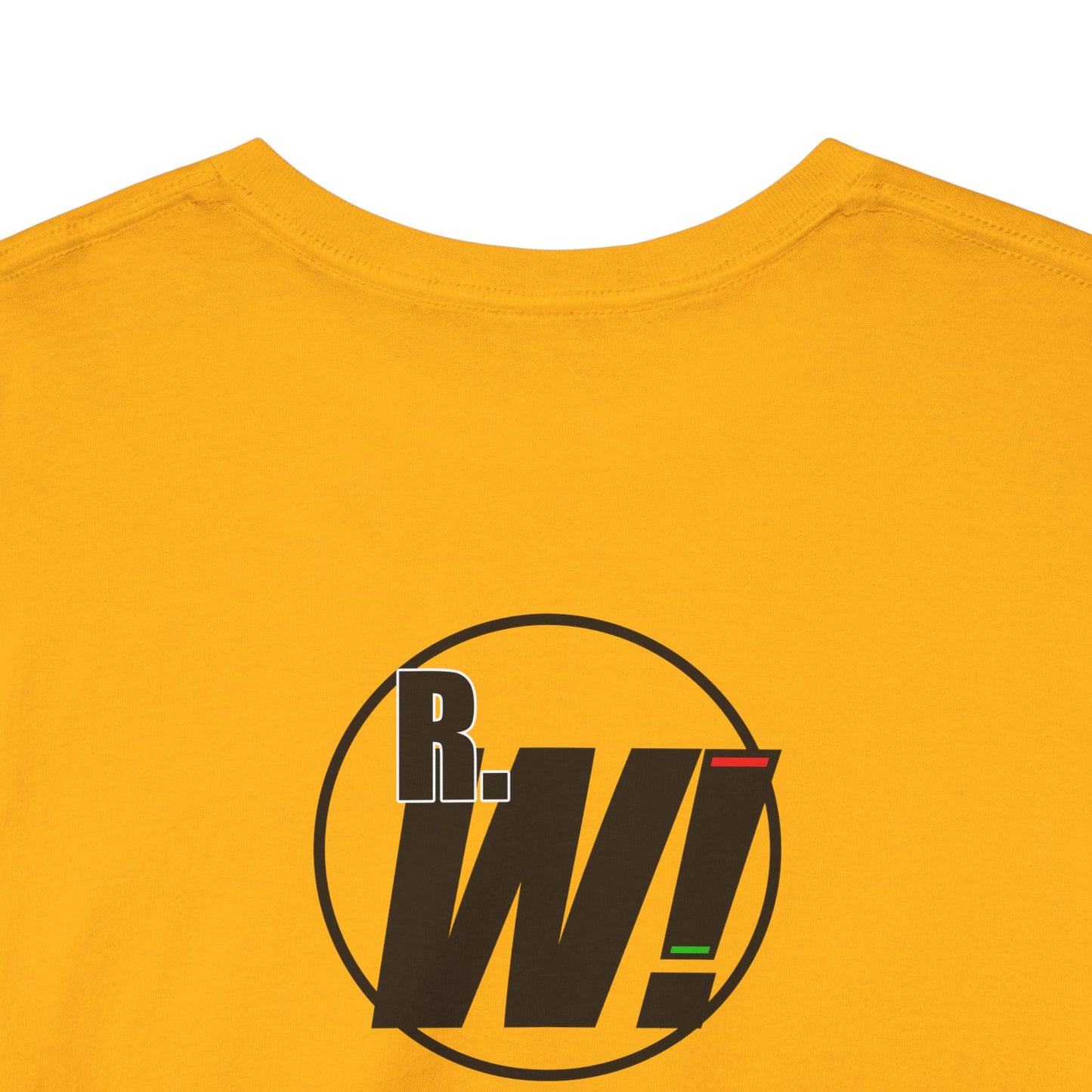 Ready. Wrestle! Black Logo w/White Silhouettes, Unisex Heavy Cotton Tee