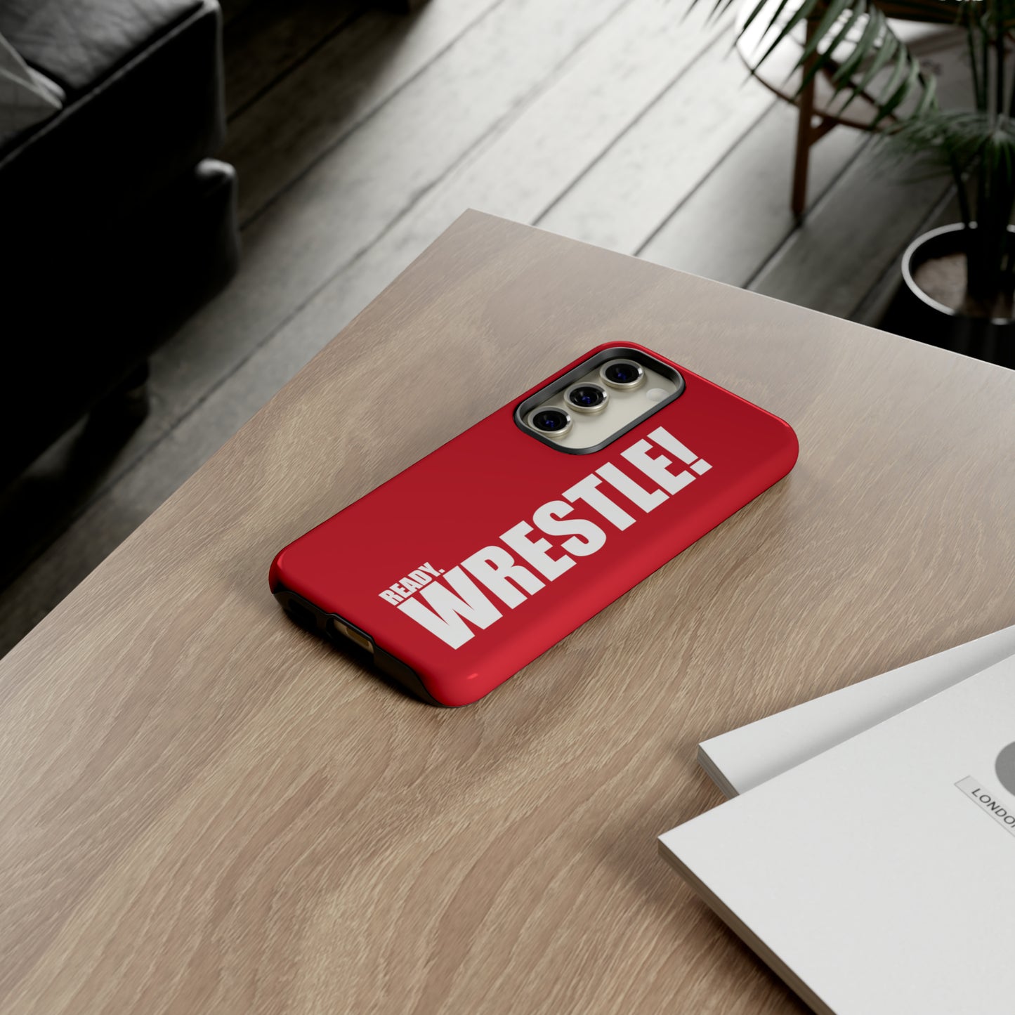 White/Red Tough Cases