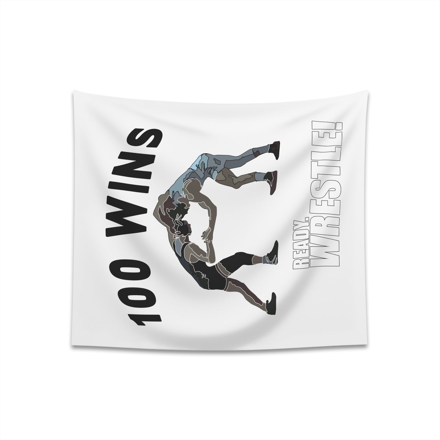 100 Wins! Printed Wall Tapestry