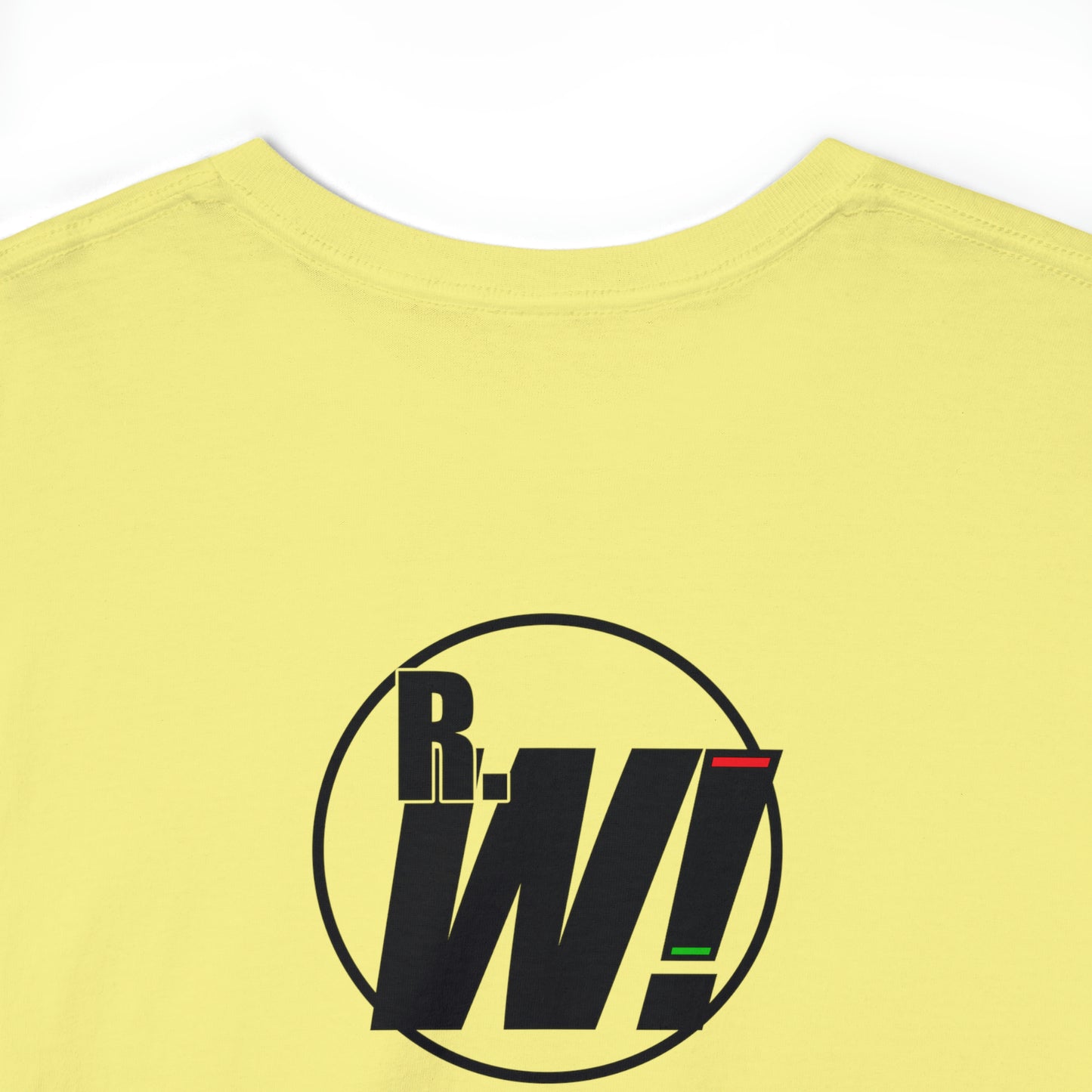 Ready. Wrestle! Black Logo w/Yellow Silhouettes, Unisex Heavy Cotton Tee