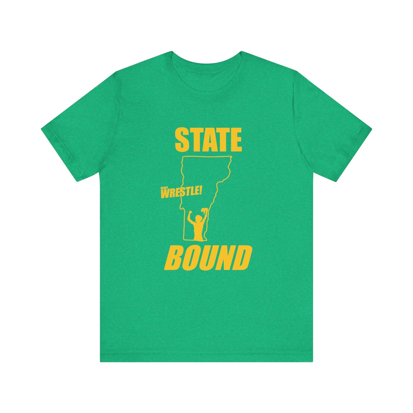 Vermont State Bound!, Unisex Jersey Short Sleeve Tee