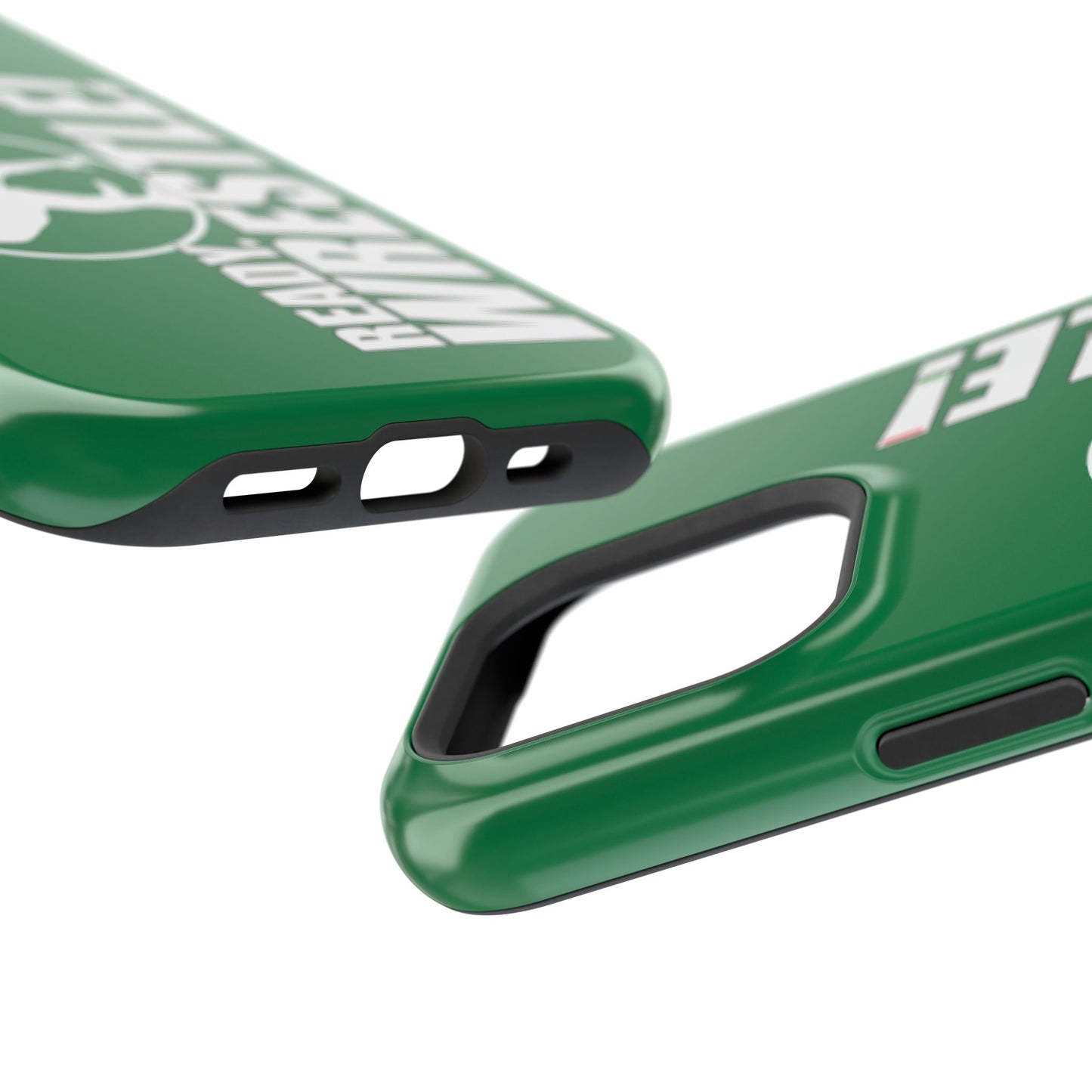 Ready. Wrestle! Green iPhone Magnetic Impact-Resistant Case