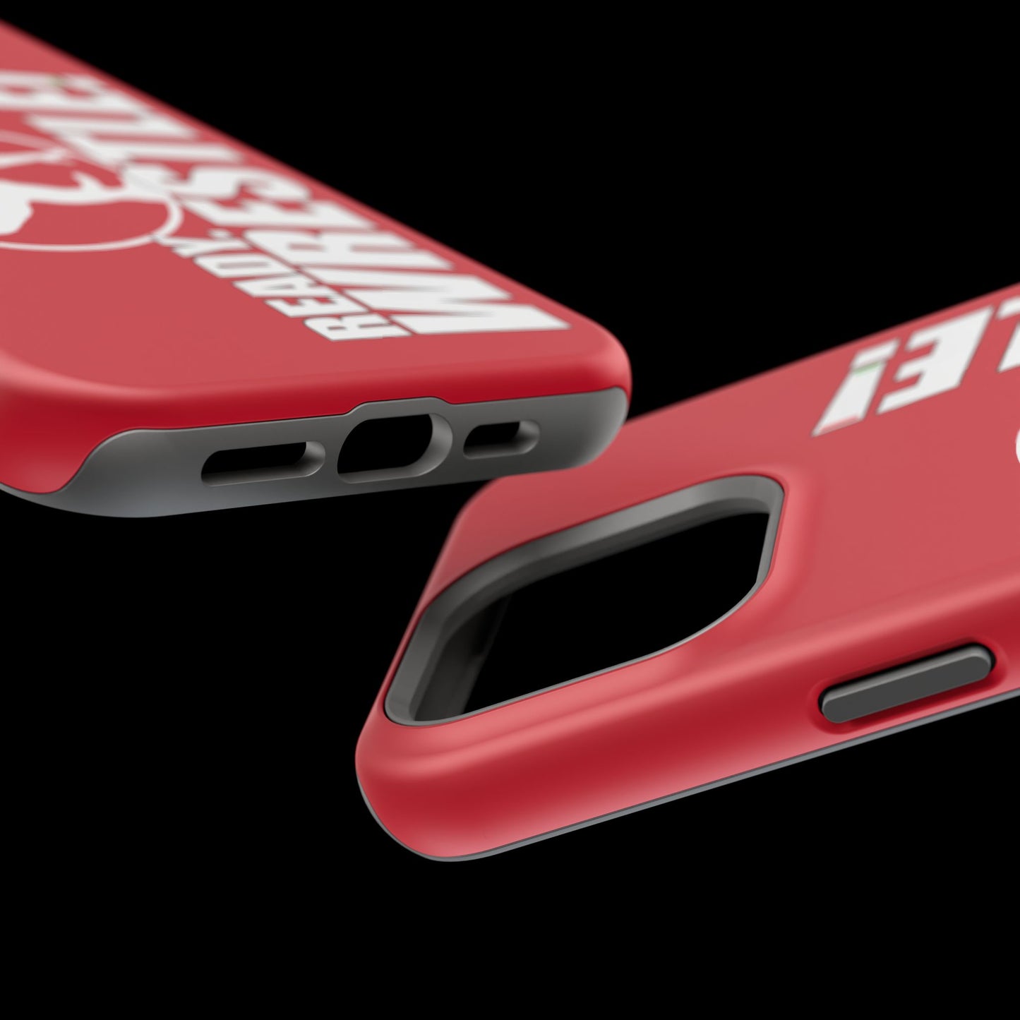 Ready. Wrestle! Red iPhone Magnetic Impact-Resistant Case