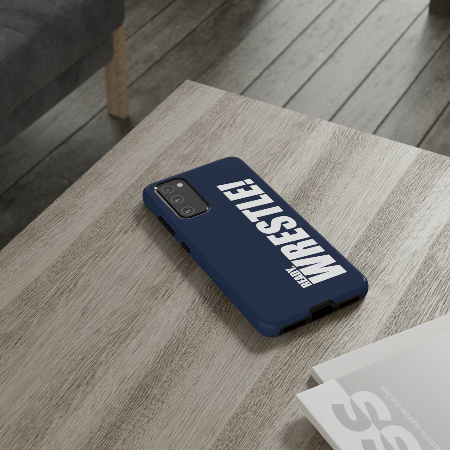 White/Navy Tough Cases