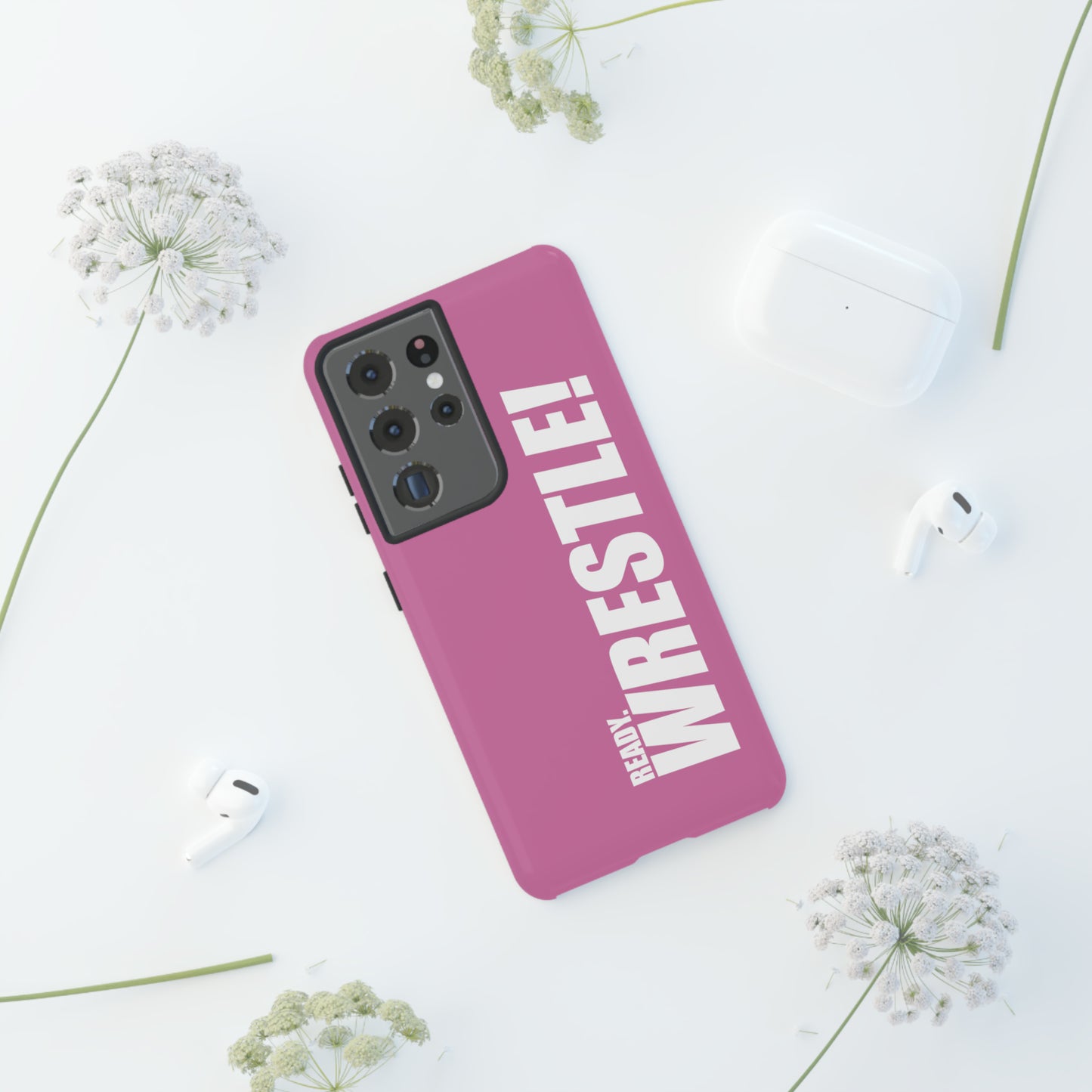 White/Pink Tough Cases