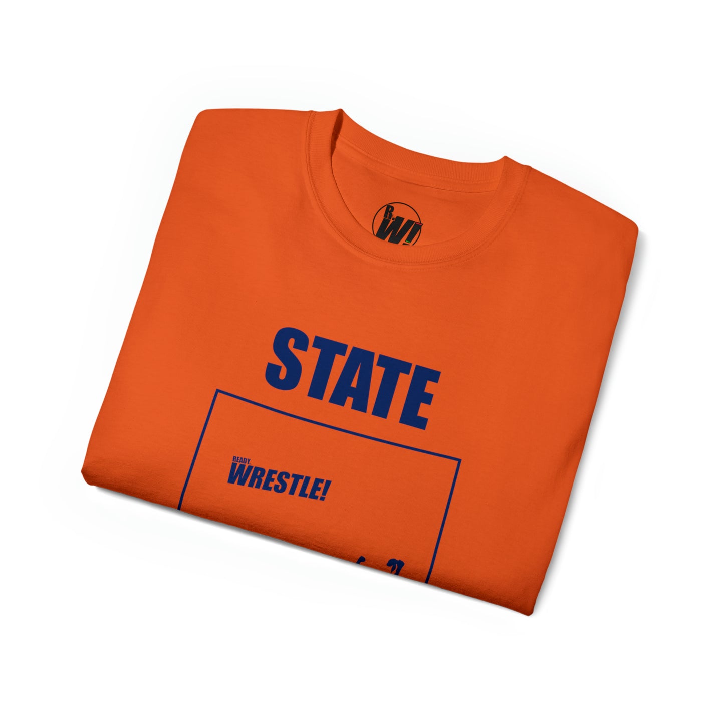 Coloroado State Bound, Unisex Ultra Cotton Tee, Blue Logo