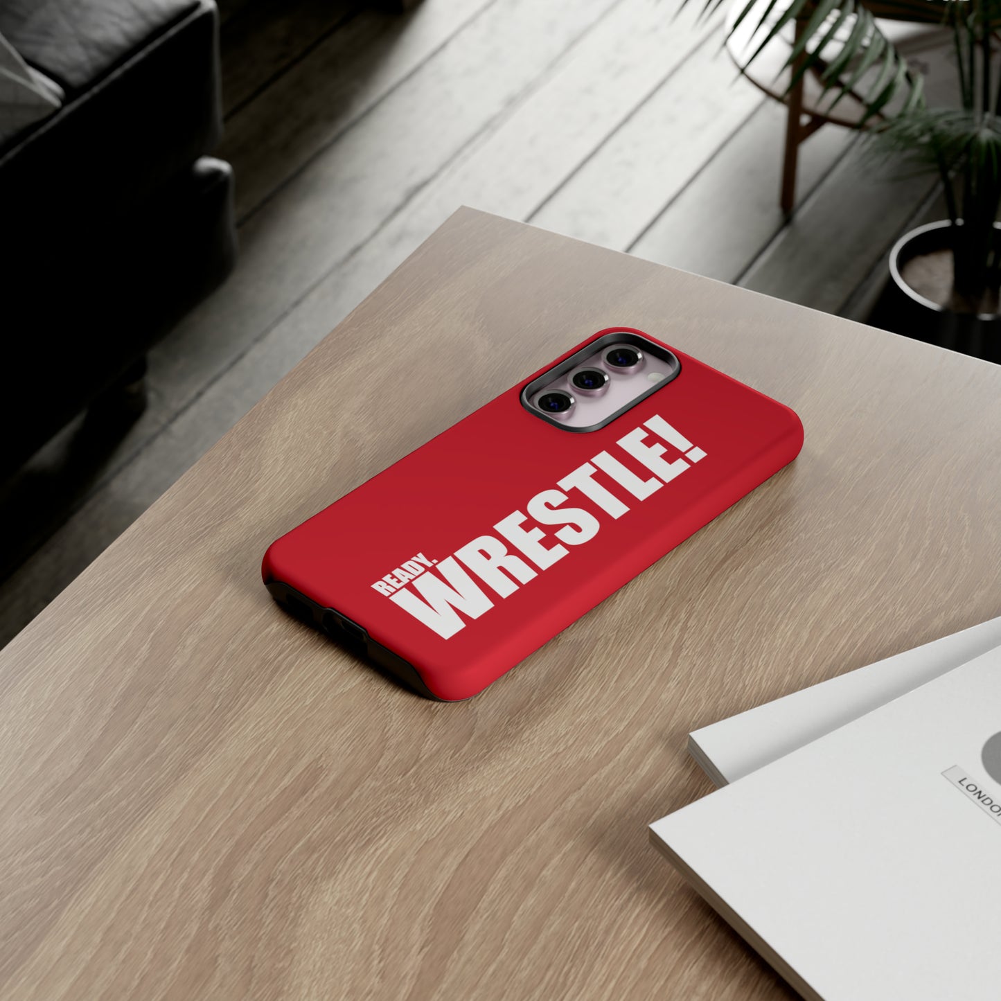 White/Red Tough Cases