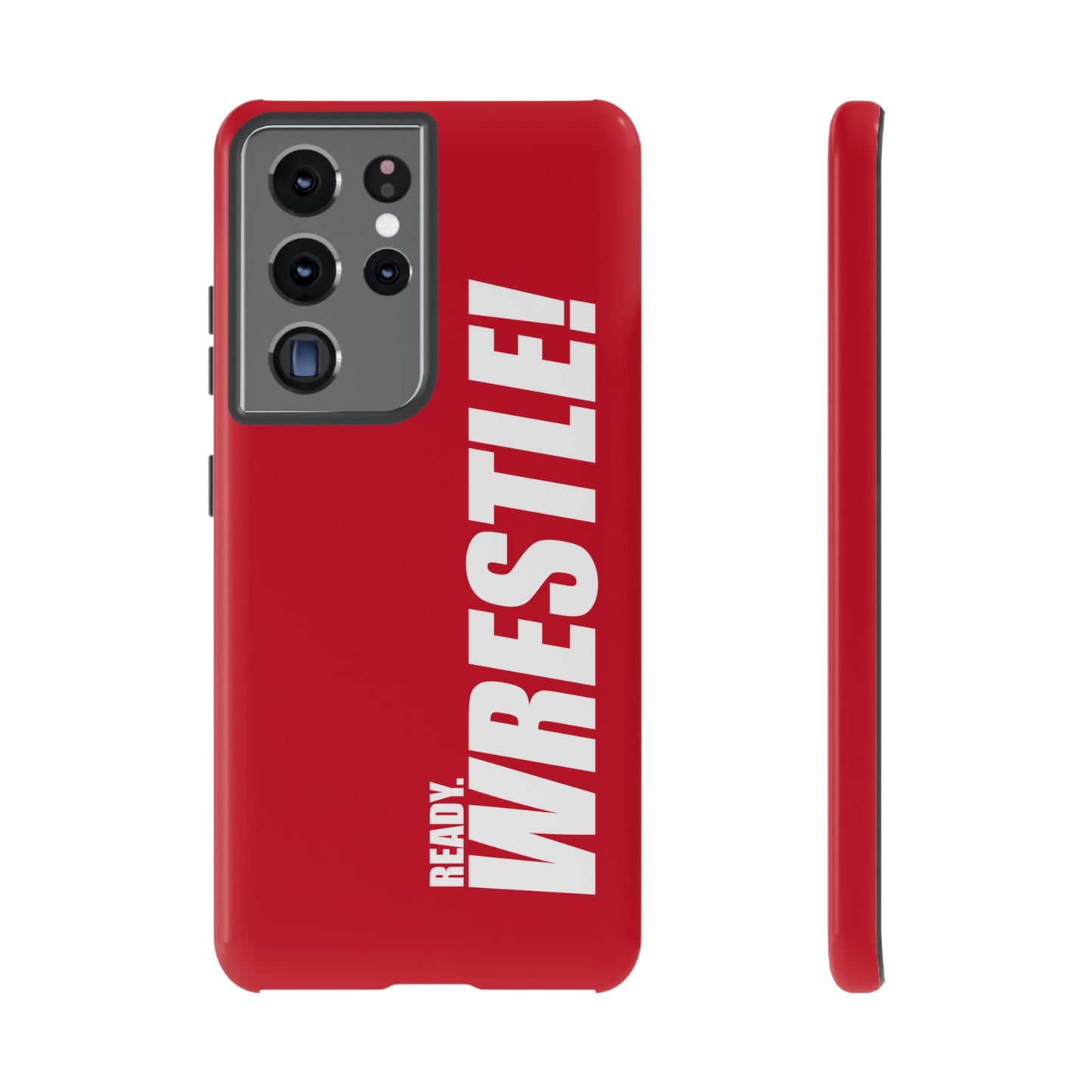 Ready. Wrestle Red Logo Tee