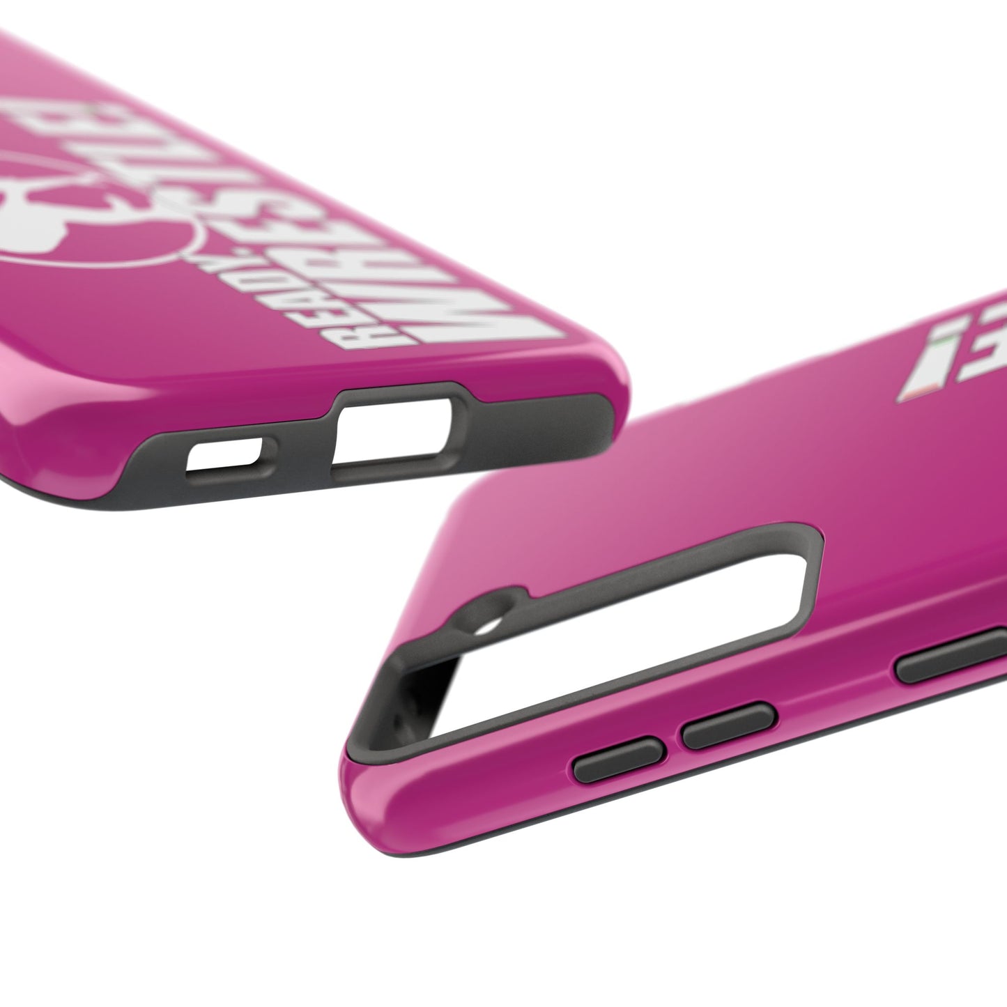 Ready. Wrestle! Pink Galaxy Tough Phone Case