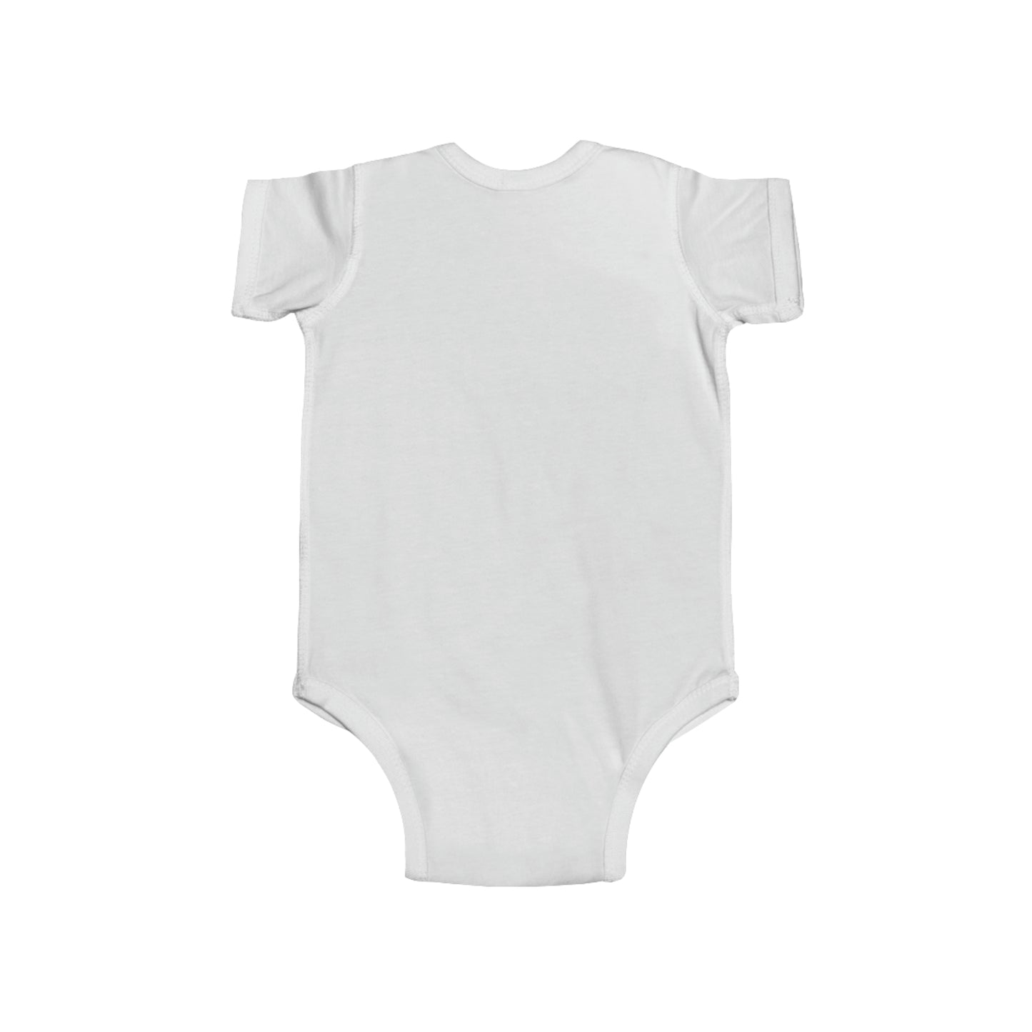 Natural Born Wrestler, Infant Fine Jersey Bodysuit, Black Letters