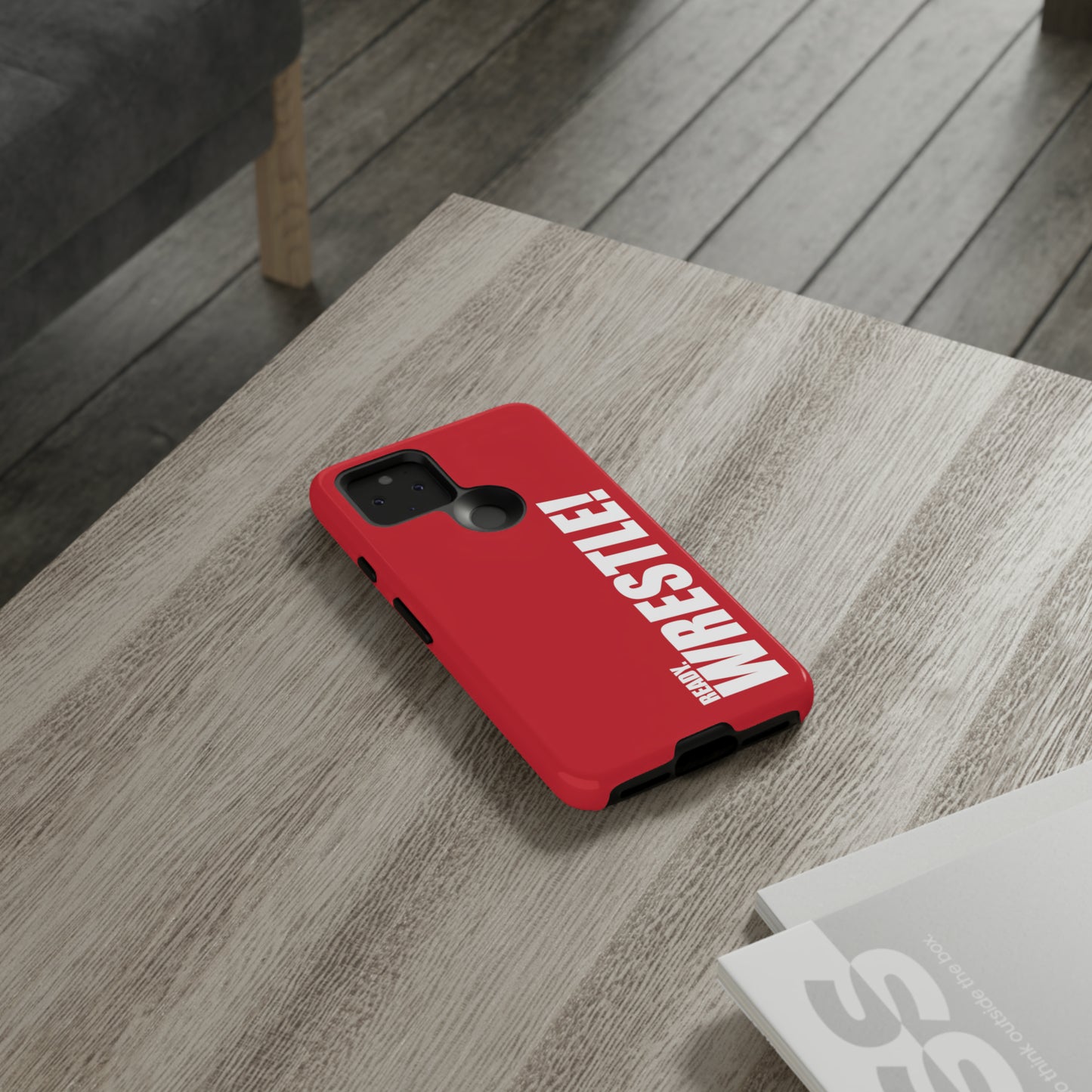 White/Red Tough Cases