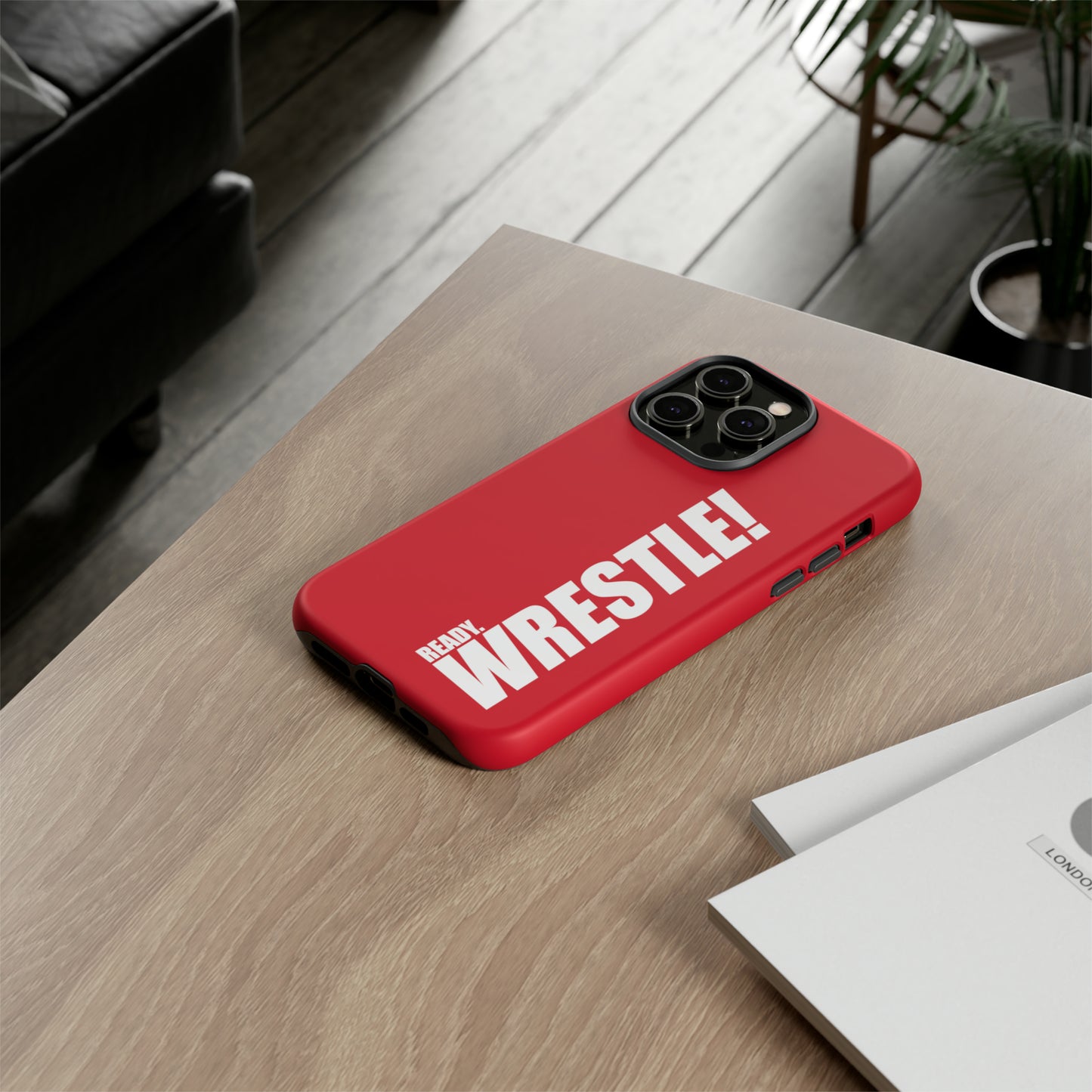 White/Red Tough Cases