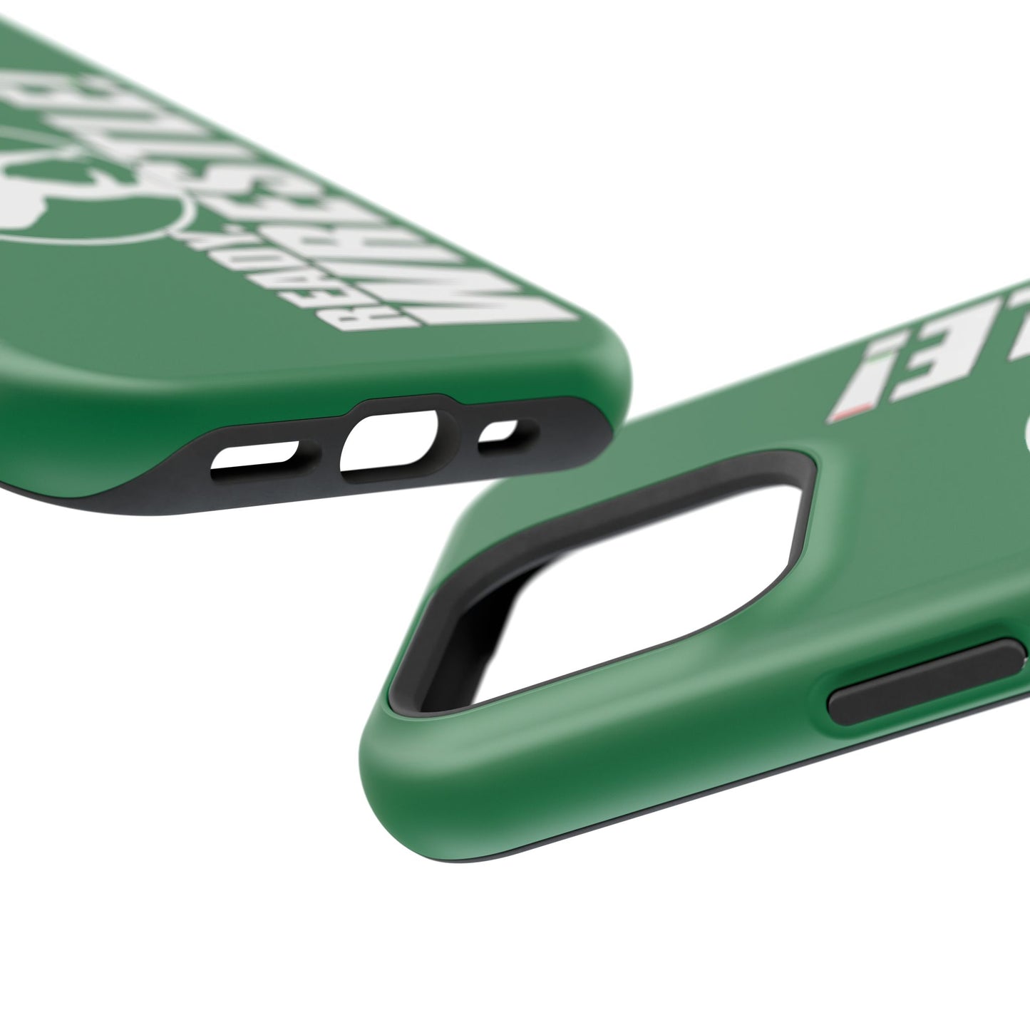 Ready. Wrestle! Green iPhone Magnetic Impact-Resistant Case