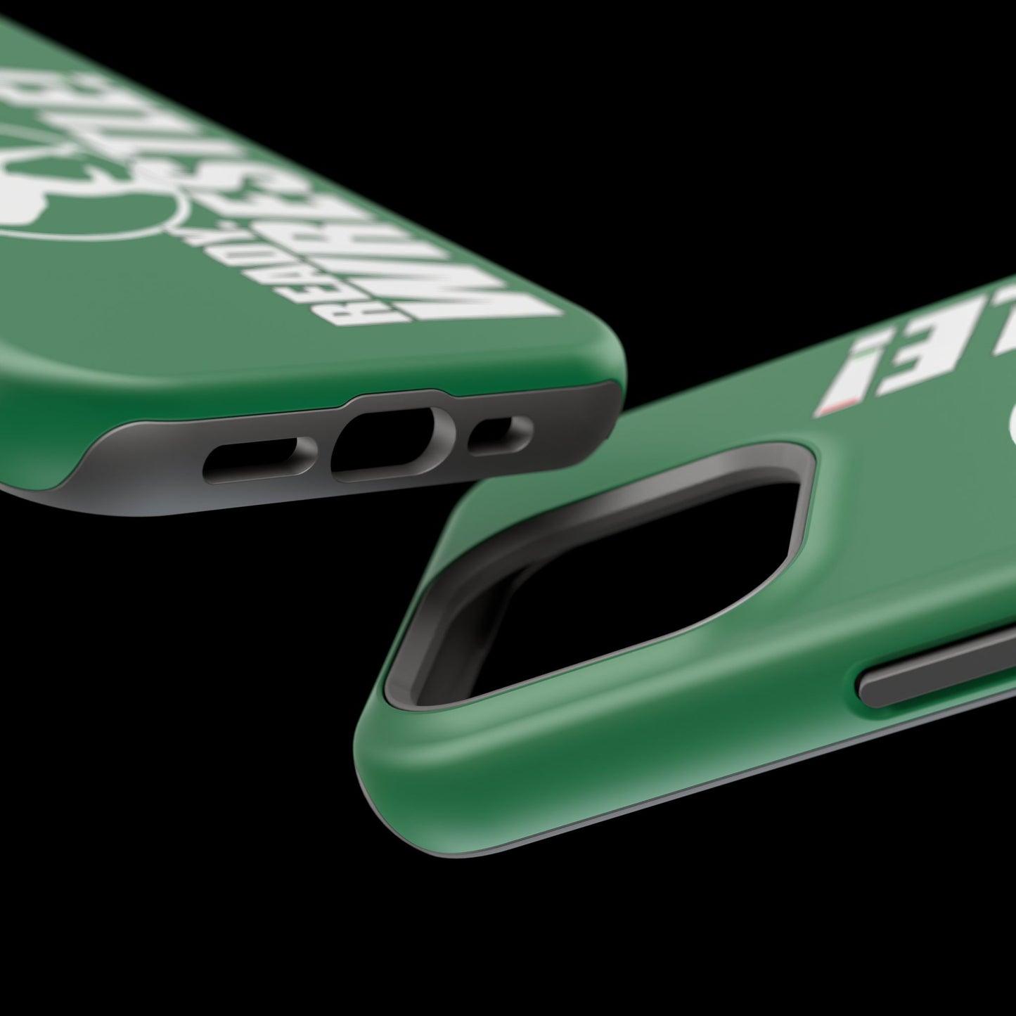 Ready. Wrestle! Green iPhone Magnetic Impact-Resistant Case