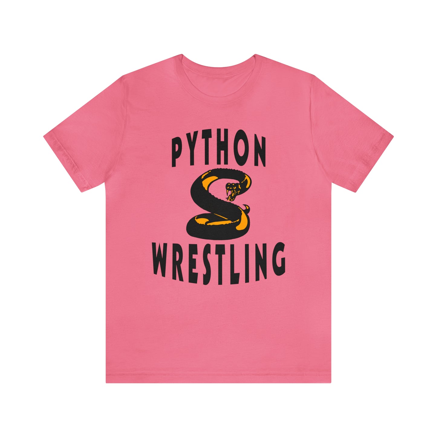 NEK Python Wrestling, Black Logo, Unisex Jersey Short Sleeve Tee