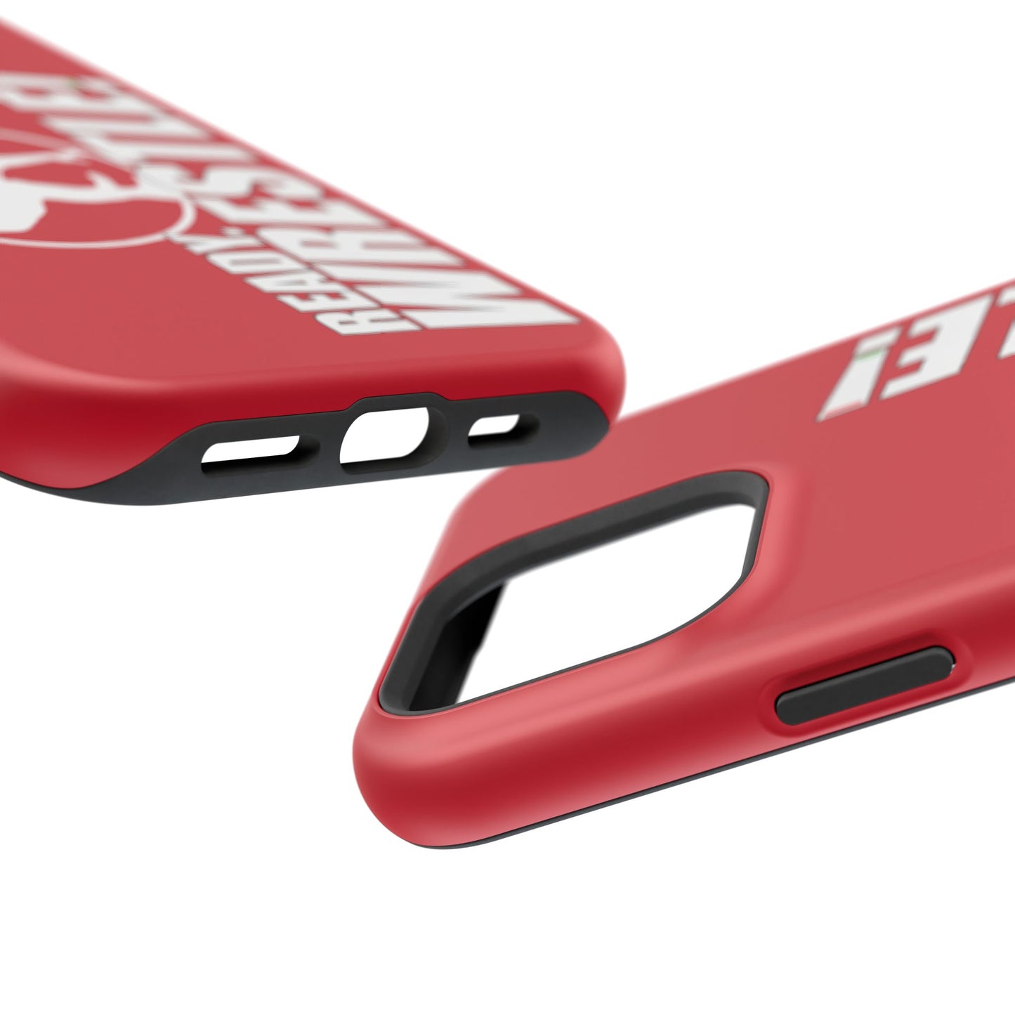 Ready. Wrestle! Red iPhone Magnetic Impact-Resistant Case
