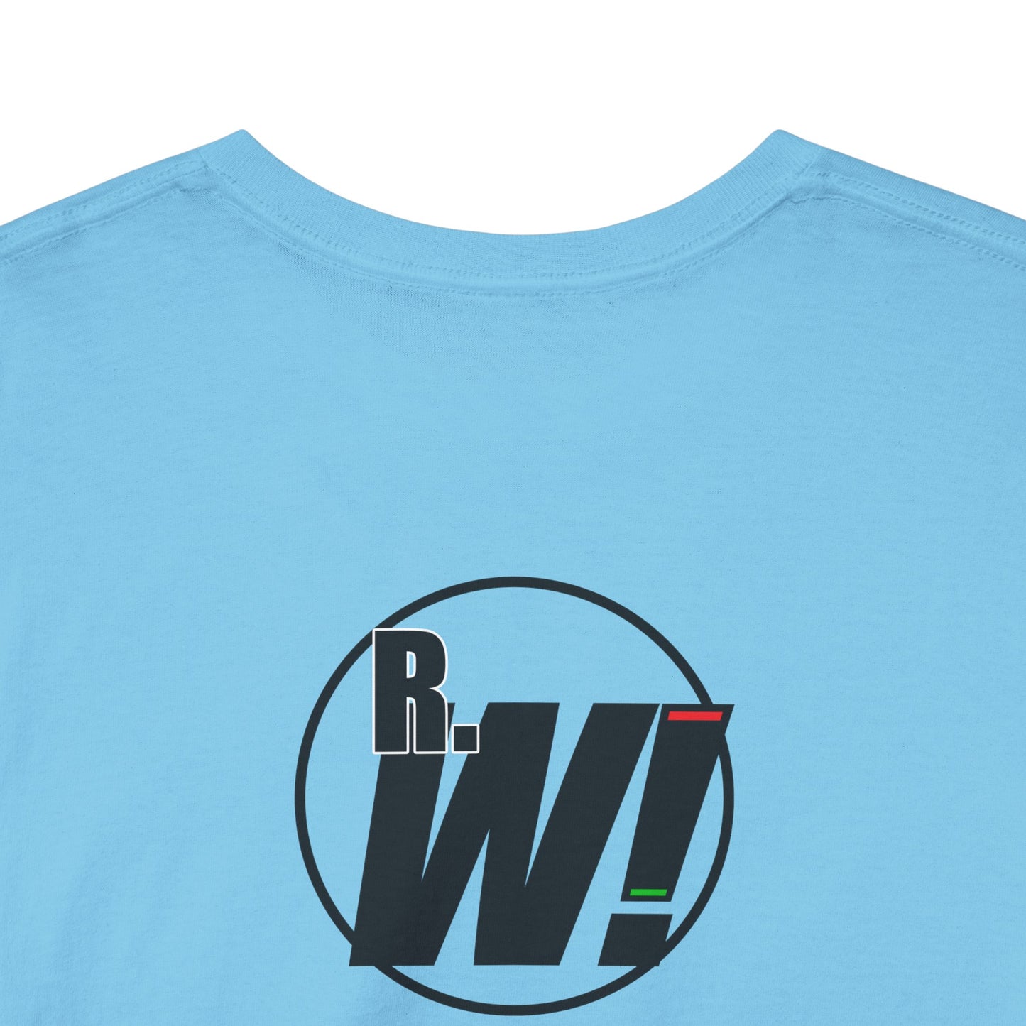 Ready. Wrestle! Black Logo w/White Silhouettes, Unisex Heavy Cotton Tee