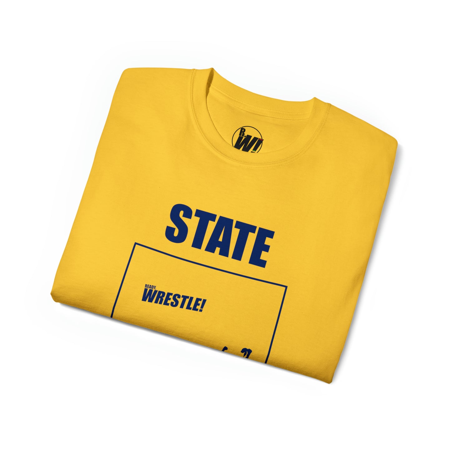 Coloroado State Bound, Unisex Ultra Cotton Tee, Blue Logo