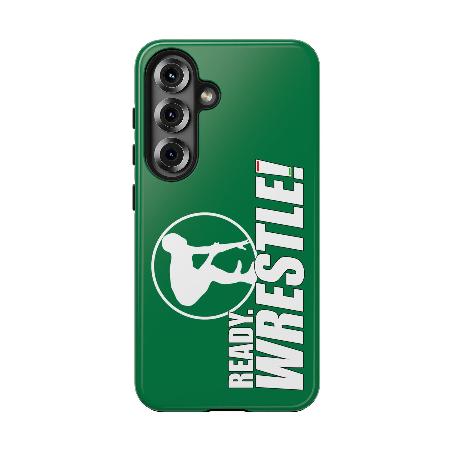 Ready. Wrestle! Green Galaxy Tough Phone Case