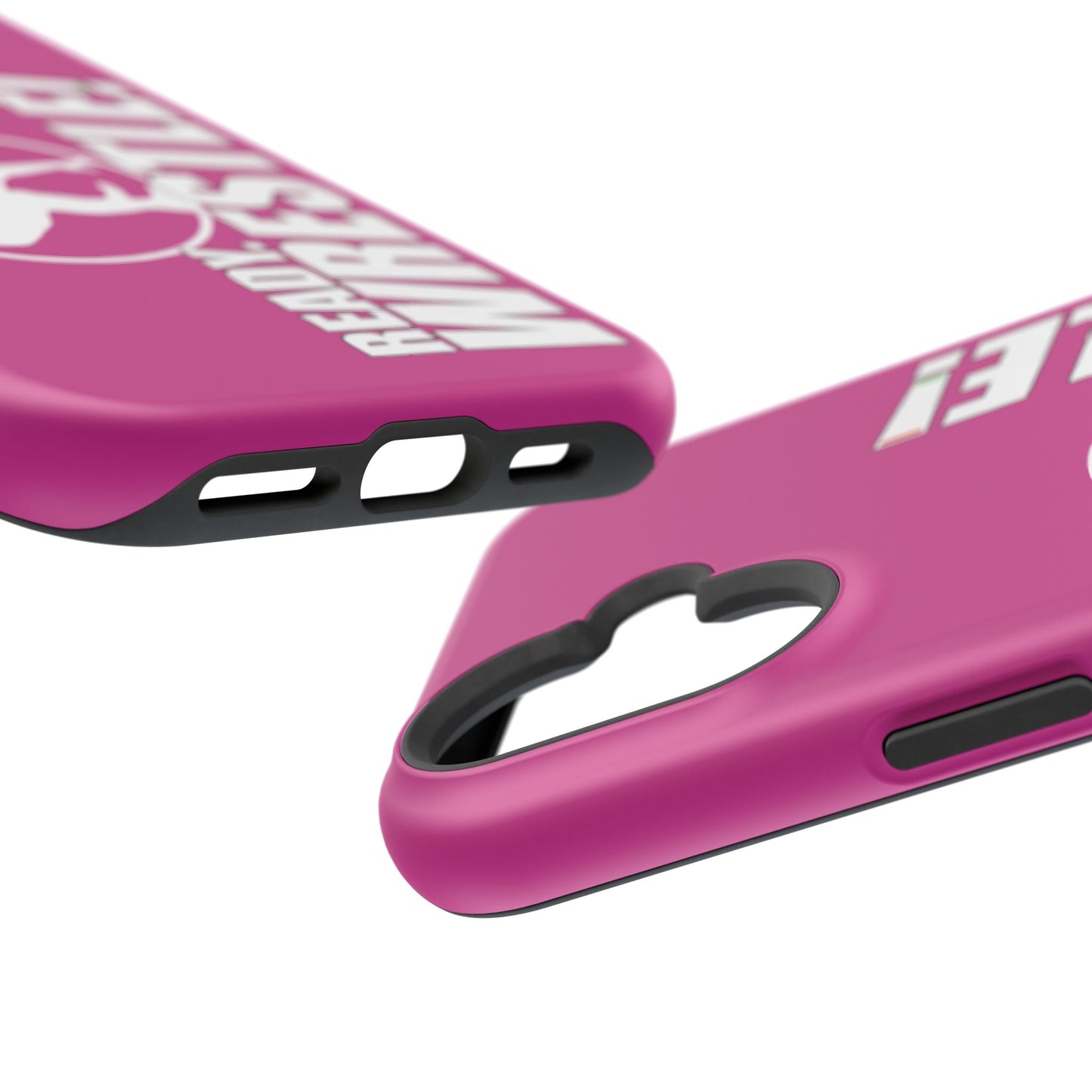 Ready. Wrestle! Pink iPhone Magnetic Impact-Resistant Case