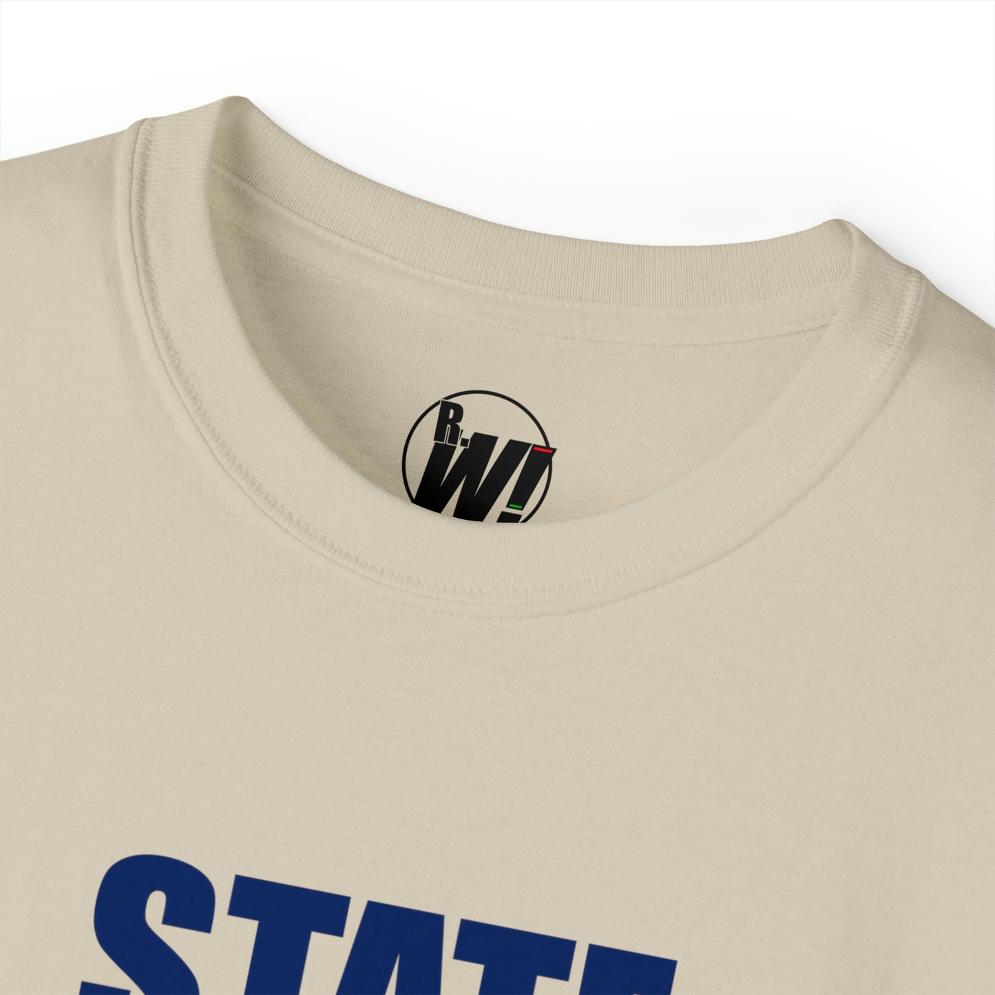 Coloroado State Bound, Unisex Ultra Cotton Tee, Blue Logo