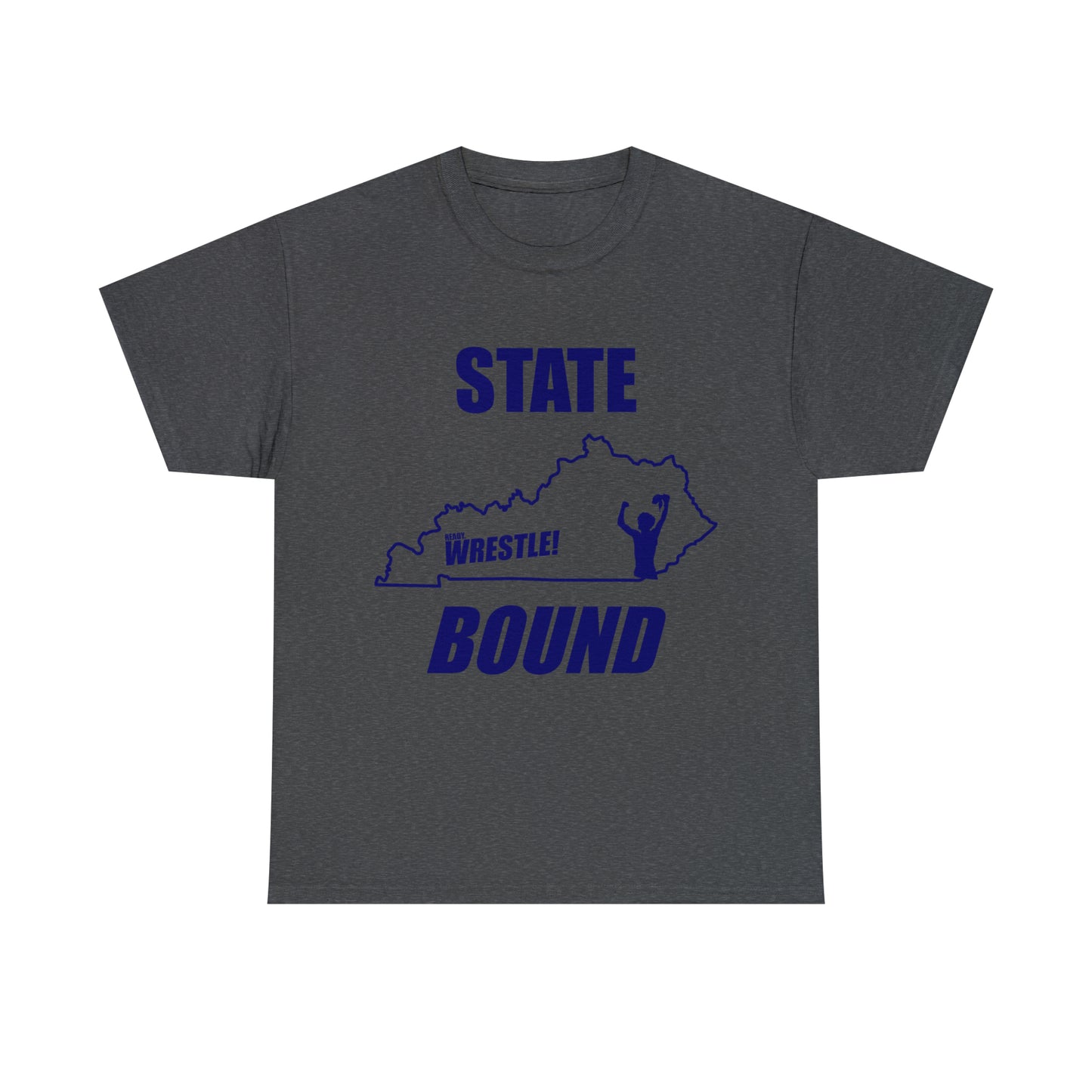 Kentucky State Bound, Royal Blue Logo, Unisex Heavy Cotton Tee