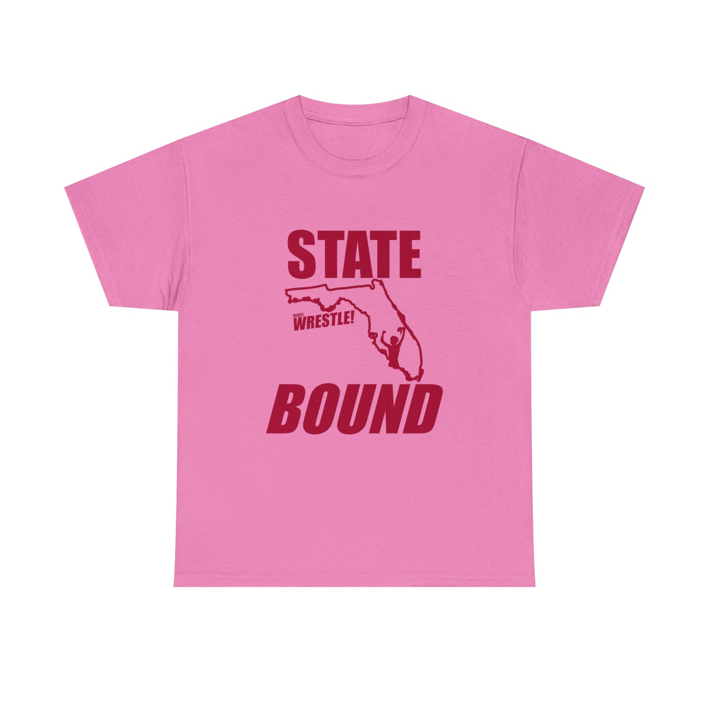 Florida State Bound, Red Logo, Unisex Heavy Cotton Tee