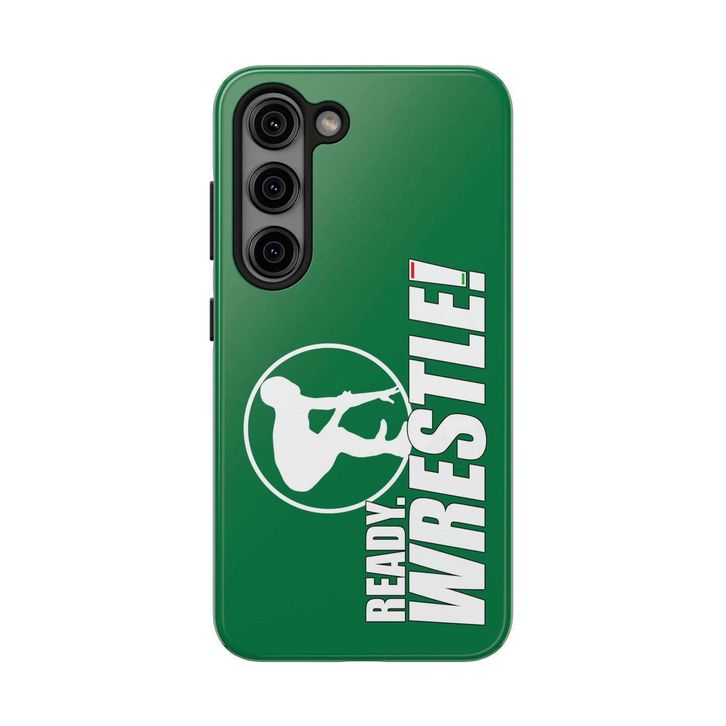 Ready. Wrestle! Green Galaxy Tough Phone Case